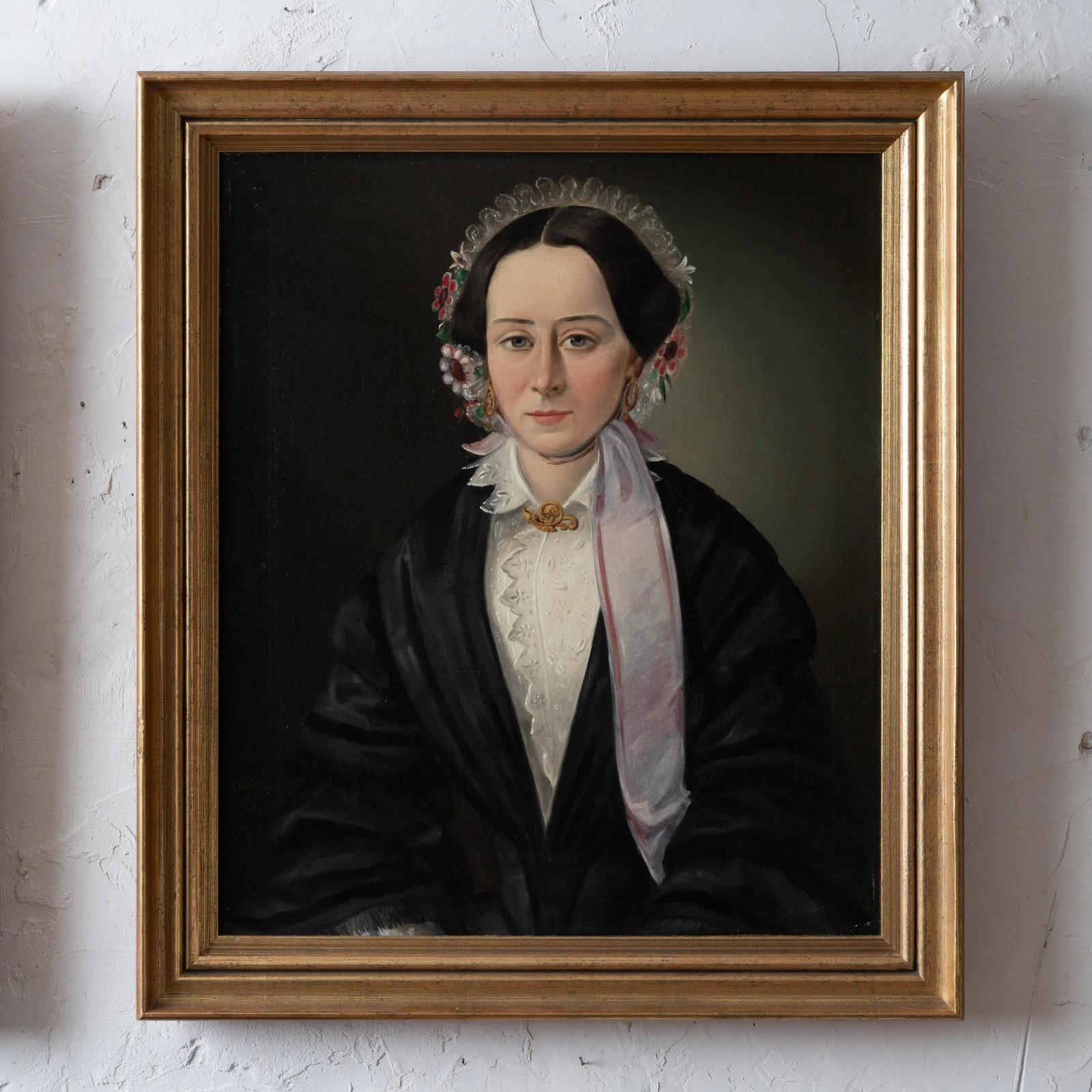 A Pair of Biedermeier Portraits, c.1840 - 4