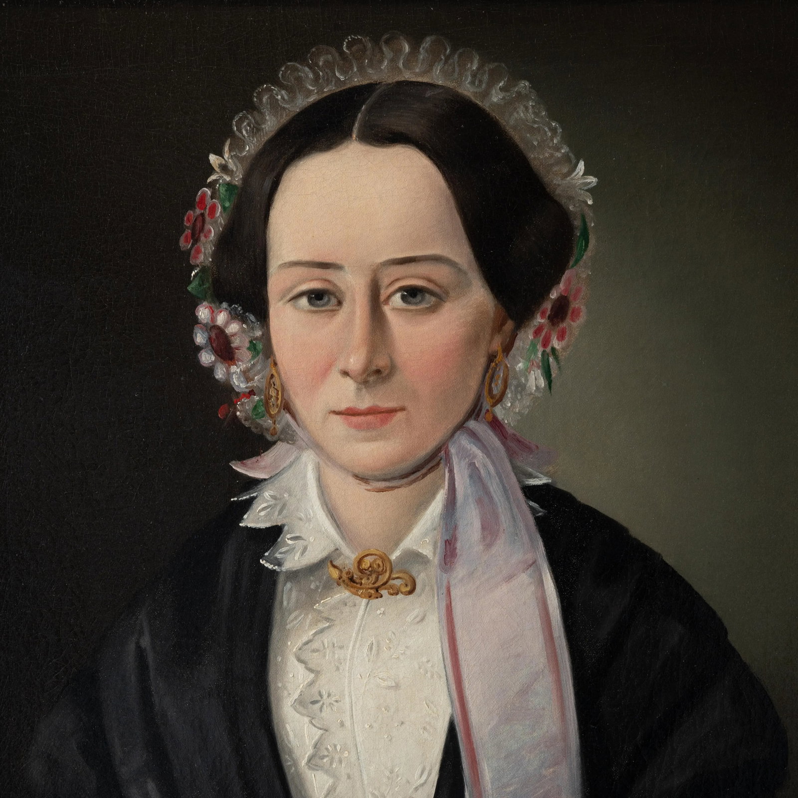 A Pair of Biedermeier Portraits, c.1840 - 8