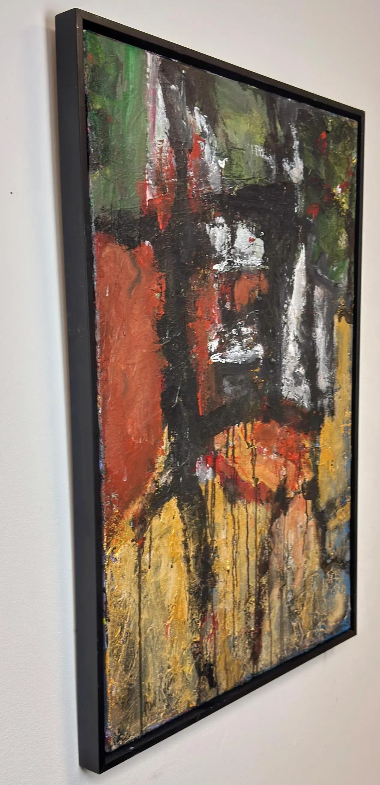Portrait Abstract by Beverly Myers Modern Painter, School of Wolf Kahn - 2