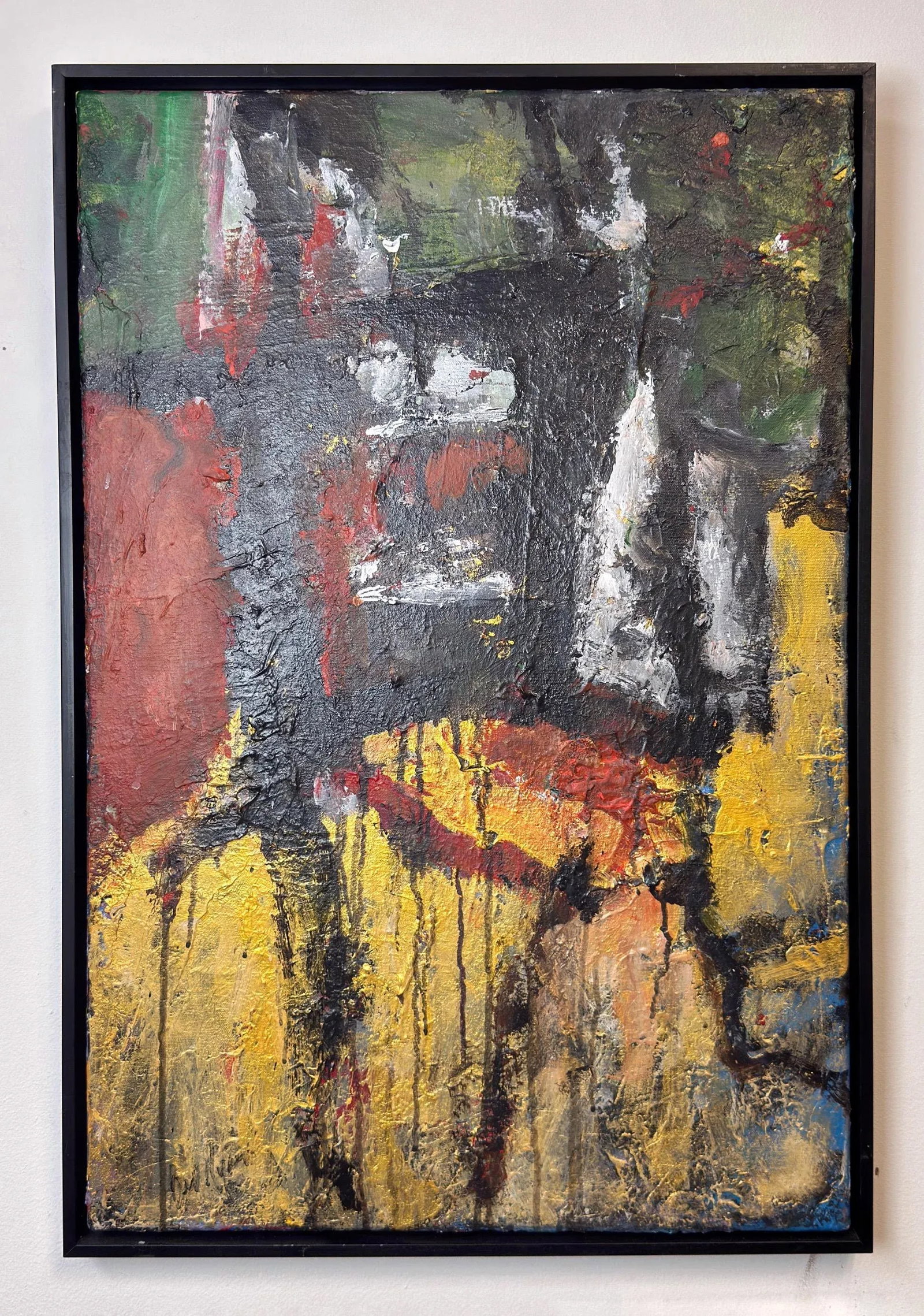 Portrait Abstract by Beverly Myers Modern Painter, School of Wolf Kahn - 3