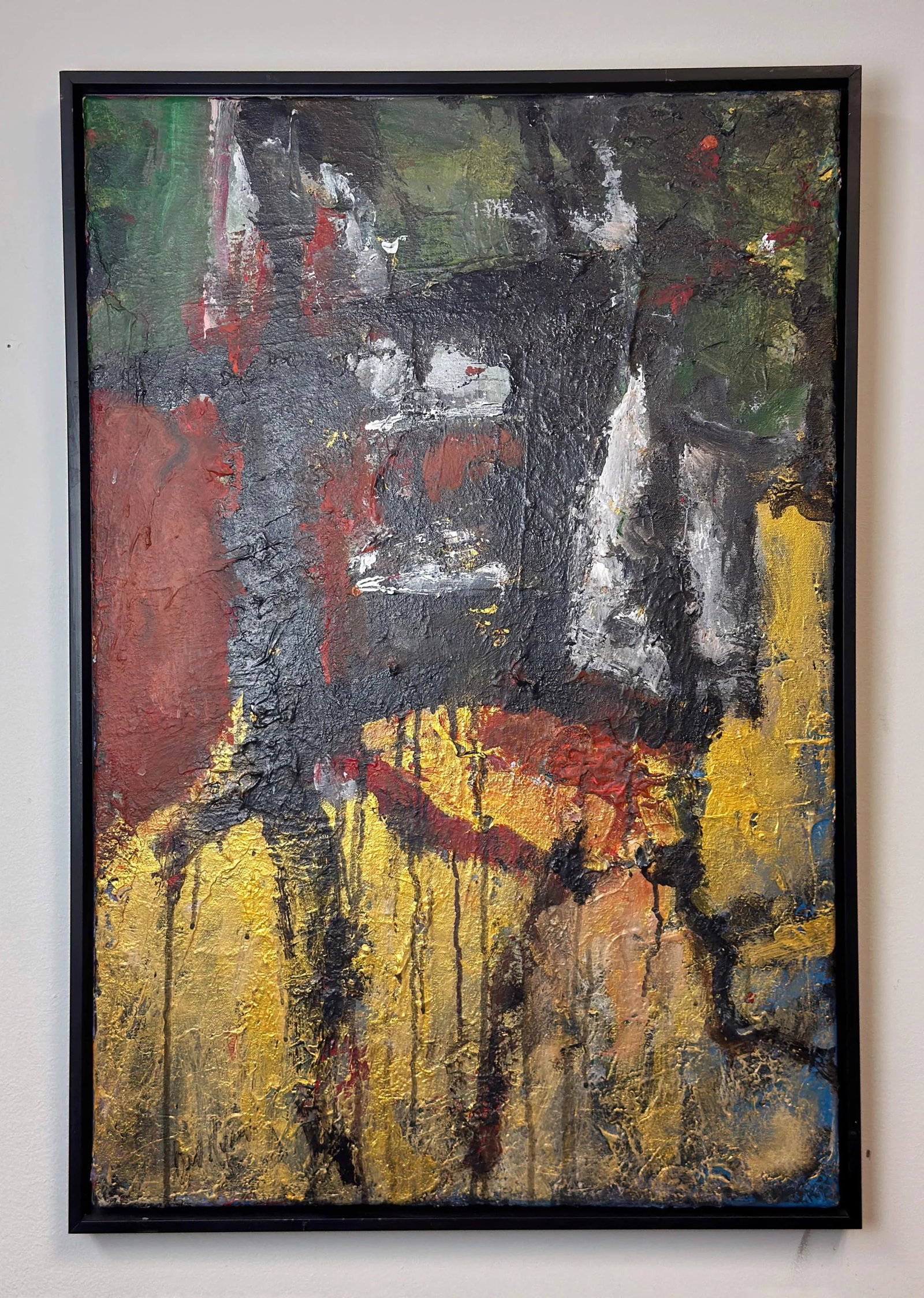 Portrait Abstract by Beverly Myers Modern Painter, School of Wolf Kahn - 5