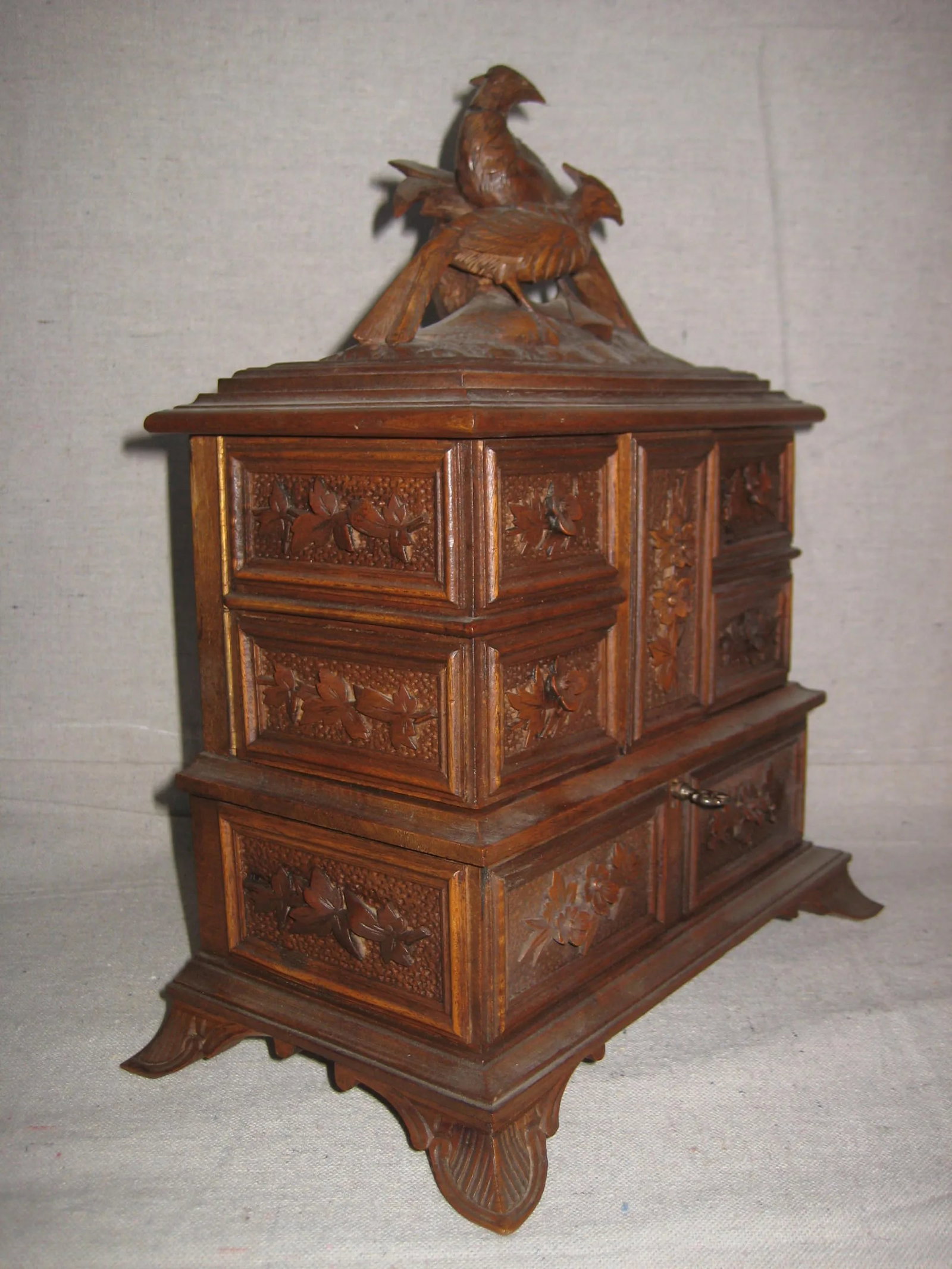 19 Century Black Forest Jewelry Box - 2
