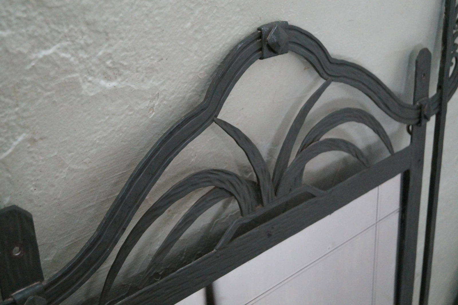 Hand Wrought Iron Southwest Hanging Mirror - 6