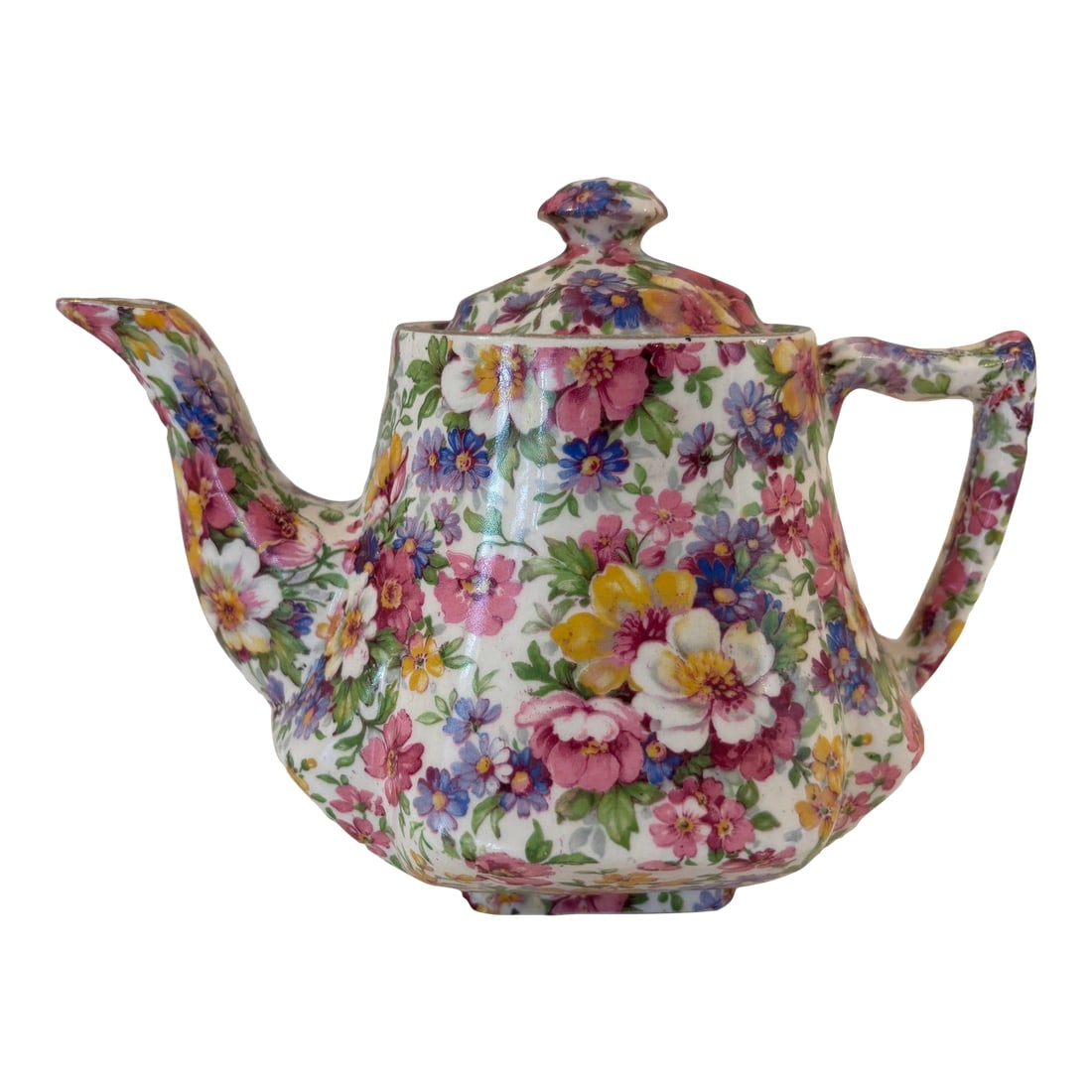 Vintage James Kent Fenton Du Barry Chintz Floral Teapot Made in England (1 of 12)