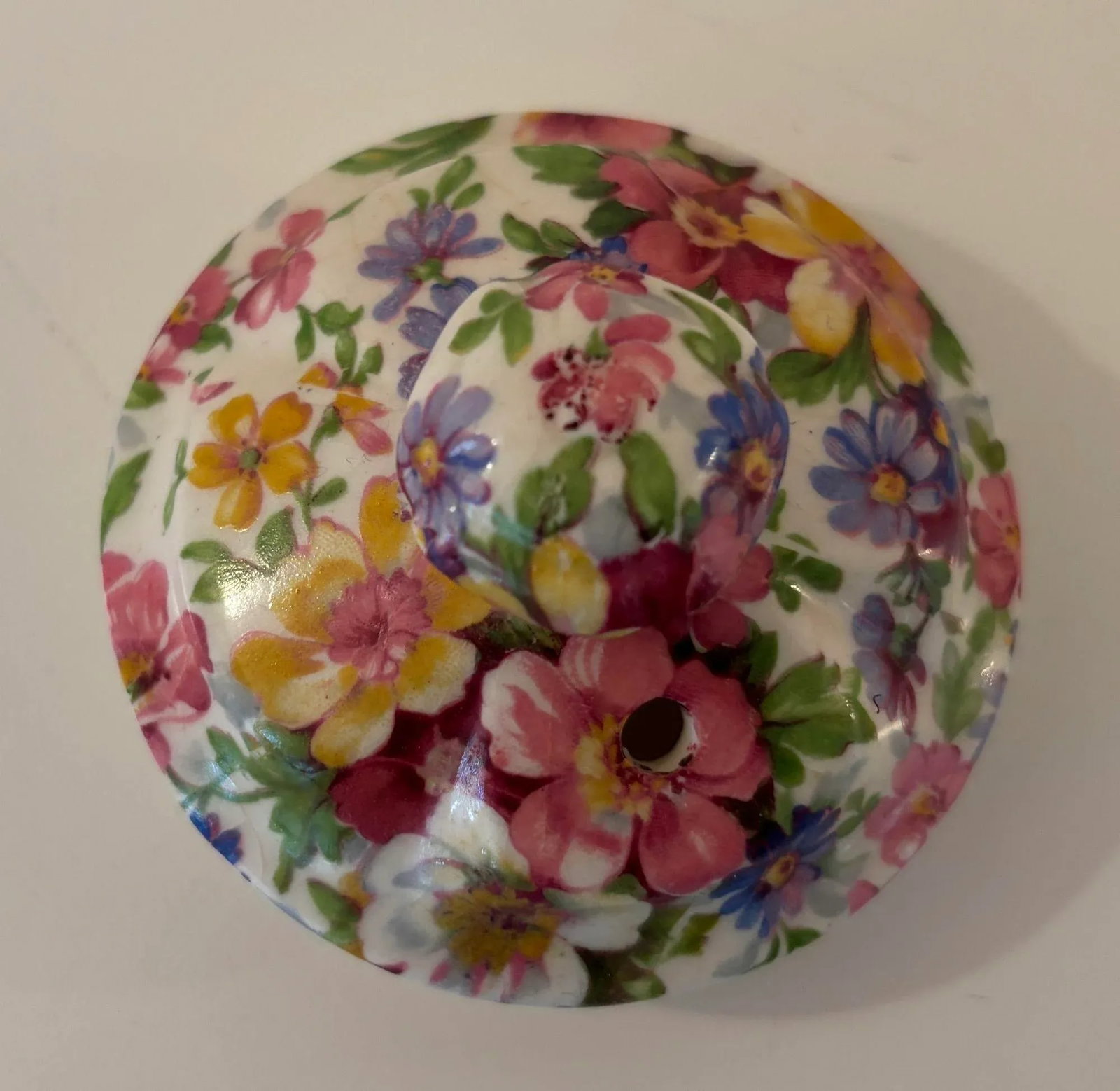 Vintage James Kent Fenton Du Barry Chintz Floral Teapot Made in England - 5