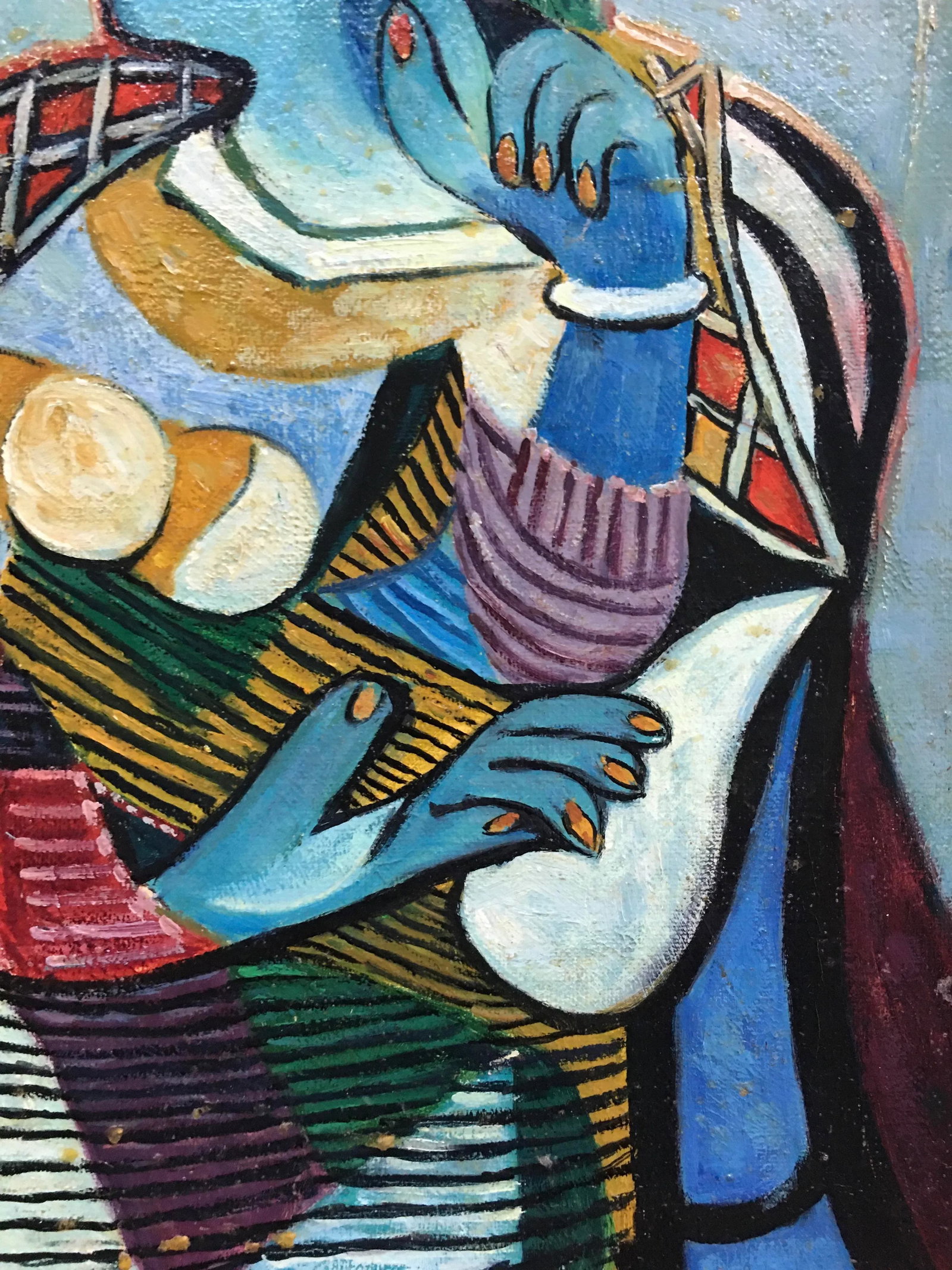 Homage to Pablo Picasso, Seated Woman, Peter Keil, 1972 - 6
