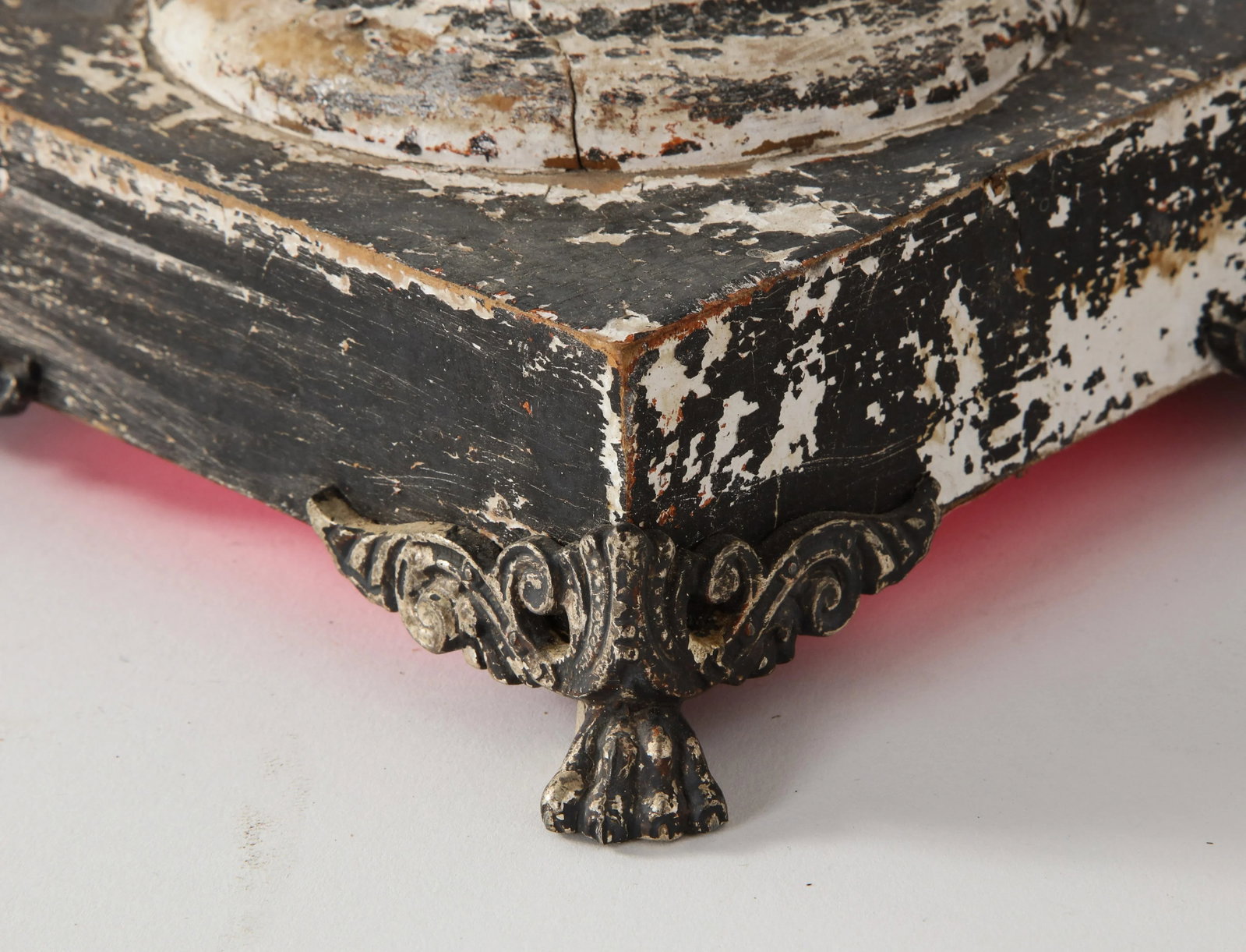 19th Century Italian Wood and Gesso Candelabra, Electrified - 8