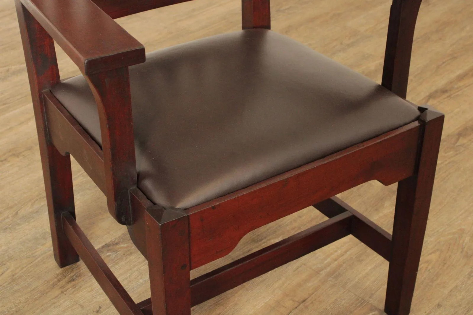 L. & J.G. Stickley Antique Mission Mahogany Armchair - 6