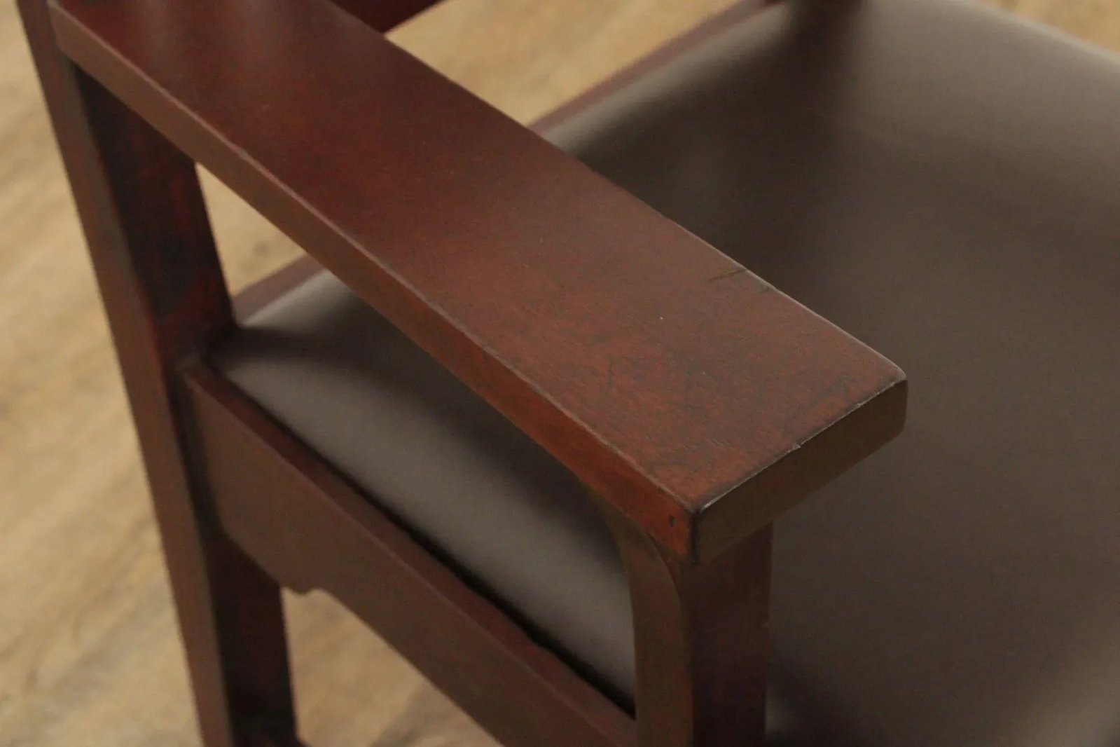 L. & J.G. Stickley Antique Mission Mahogany Armchair - 8