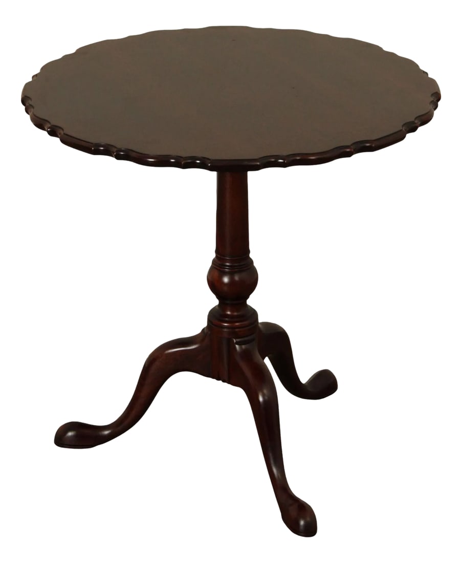 Stickley Federal Style Mahogany Pie Crust Tea Table (1 of 12)