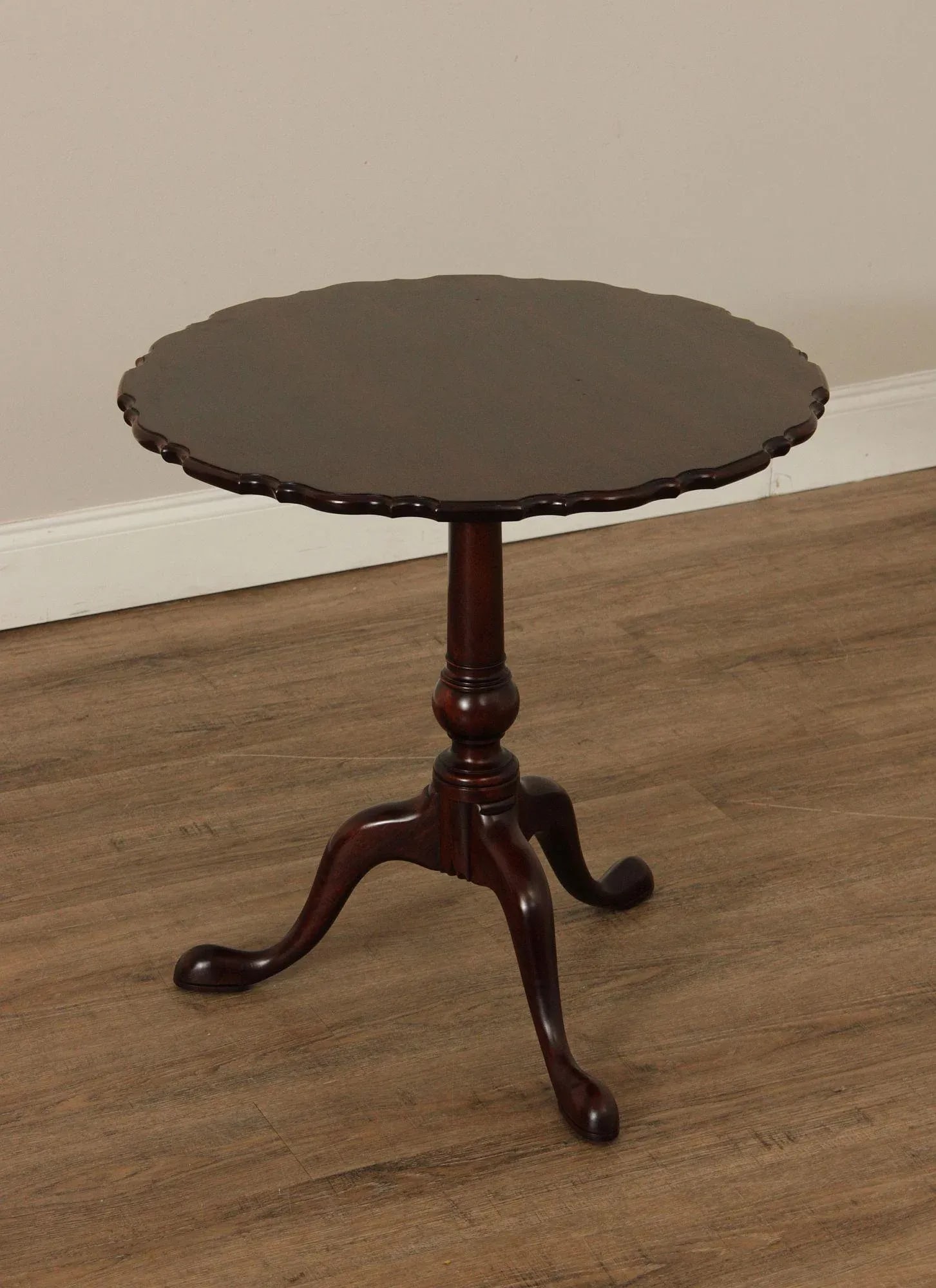 Stickley Federal Style Mahogany Pie Crust Tea Table - 2