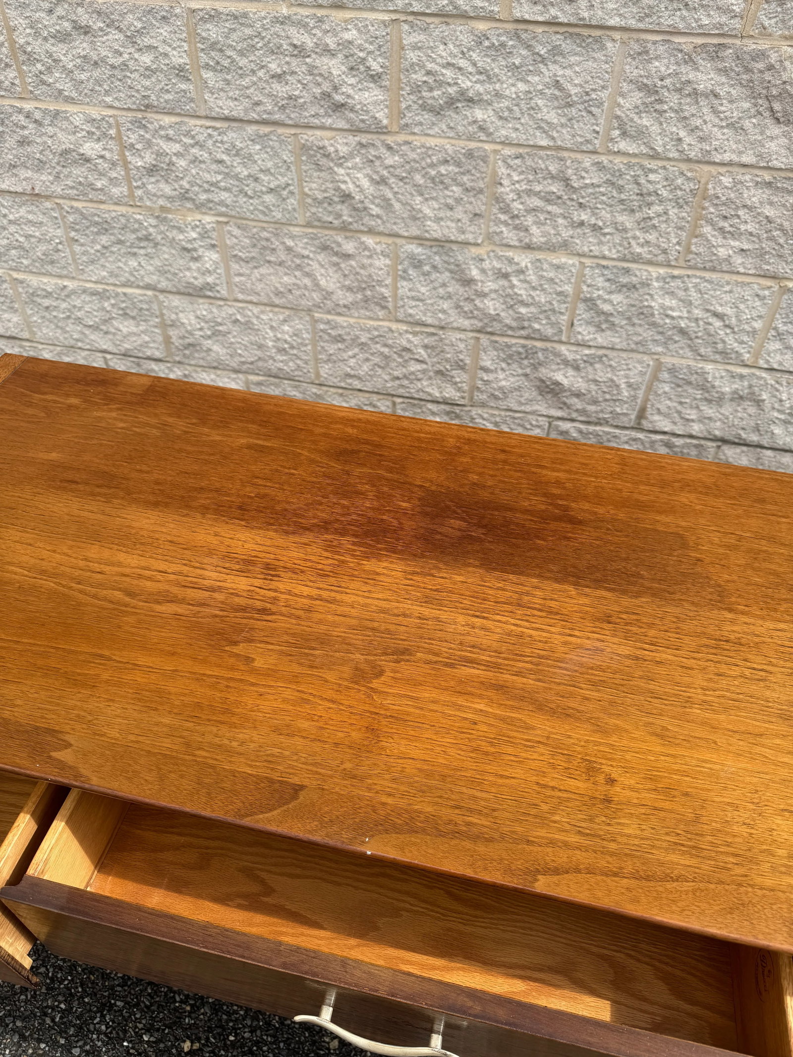 1960s Mid-Century Modern Small Walnut Dresser by Drexel - 5