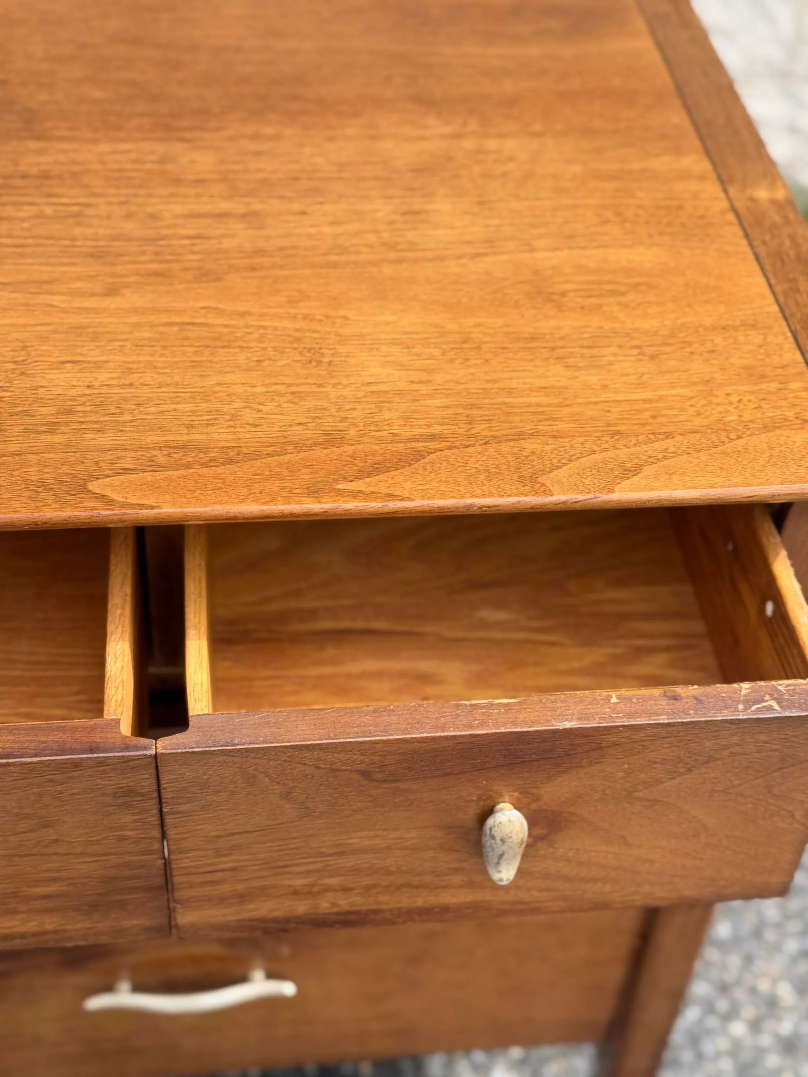 1960s Mid-Century Modern Small Walnut Dresser by Drexel - 8