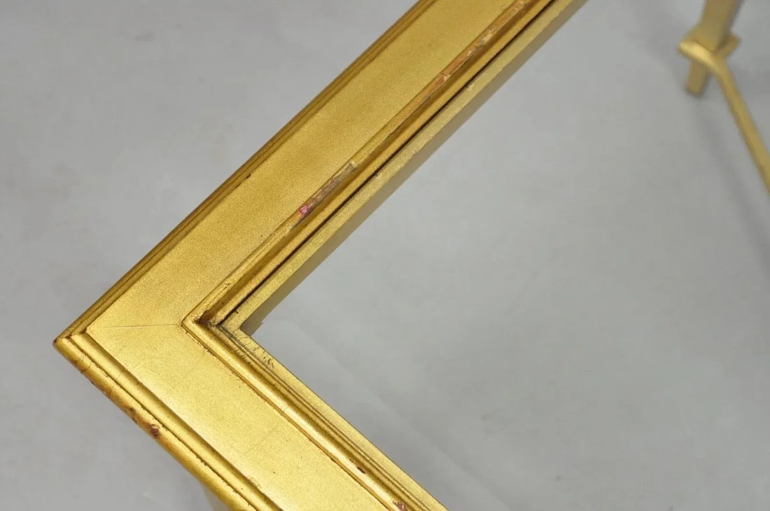Hickory Chair French Hollywood Regency Gold Rectangular Bristol Coffee Table - 11