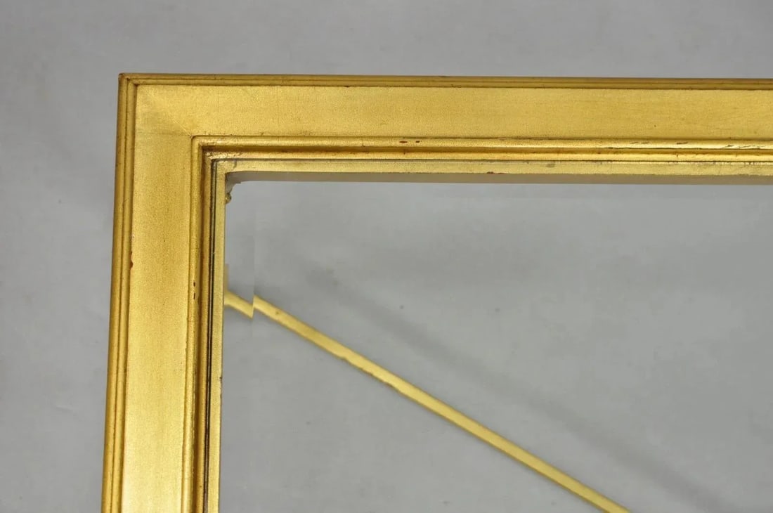 Hickory Chair French Hollywood Regency Gold Rectangular Bristol Coffee Table - 6