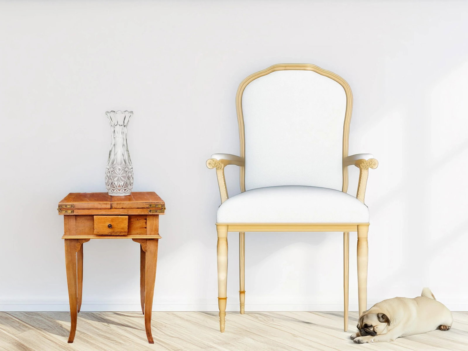 18th-Century Small Space Expandable Side Table - 2