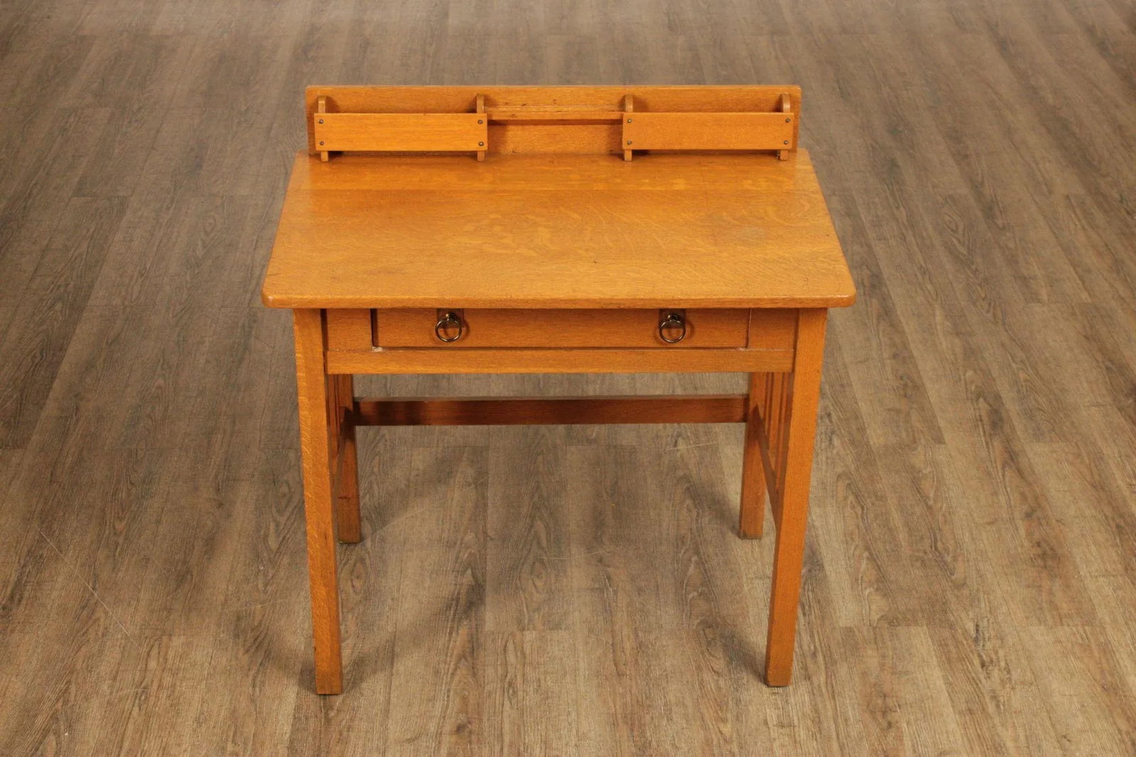 Stickley Brothers Antique Mission Oak Postcard Writing Desk - 12
