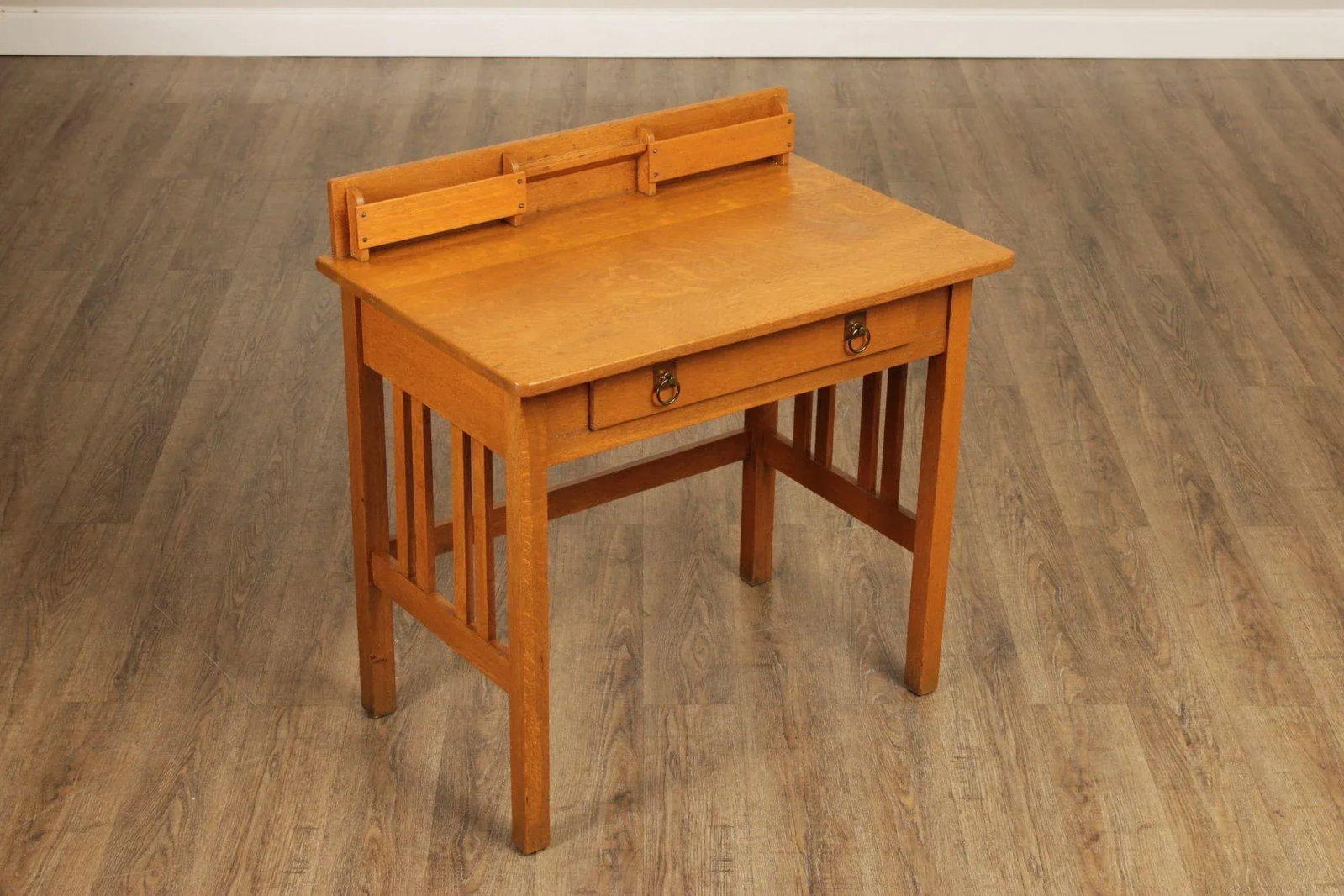 Stickley Brothers Antique Mission Oak Postcard Writing Desk - 2