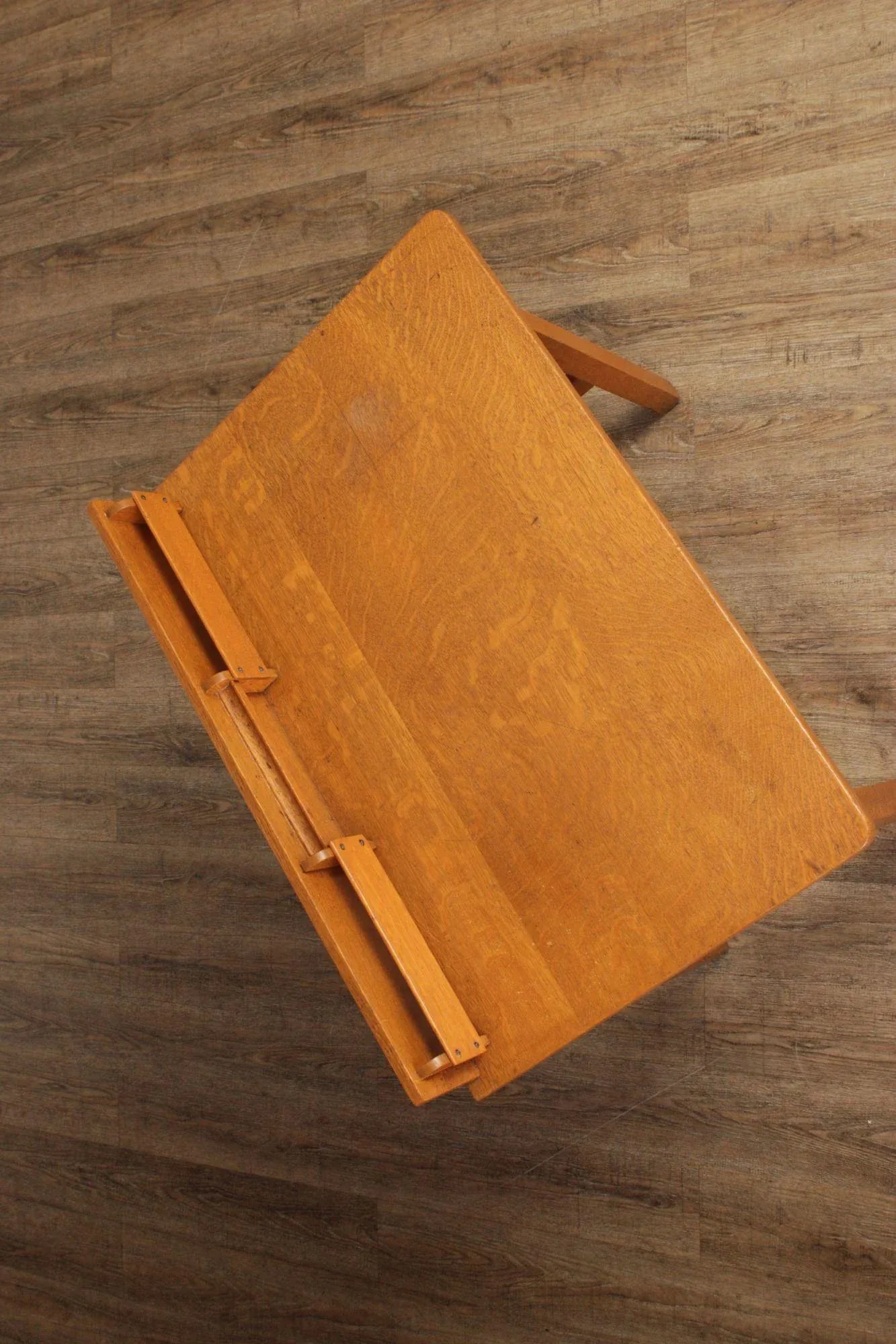 Stickley Brothers Antique Mission Oak Postcard Writing Desk - 4