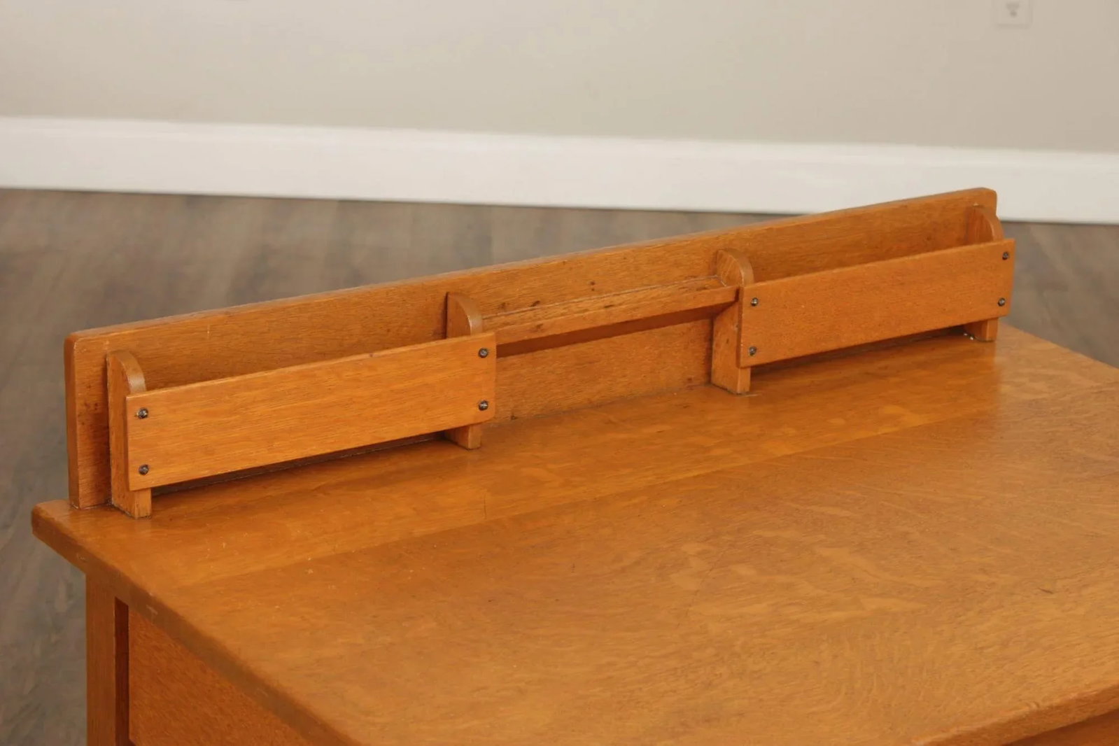 Stickley Brothers Antique Mission Oak Postcard Writing Desk - 6