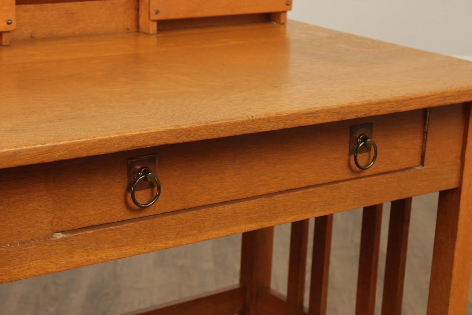 Stickley Brothers Antique Mission Oak Postcard Writing Desk - 7