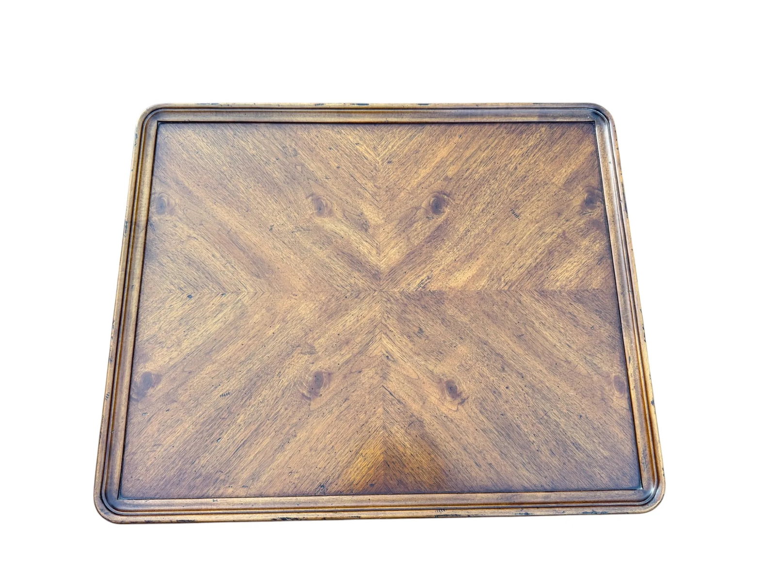 Henredon Country French Square Walnut Side Accent Table 3201-42 - 7
