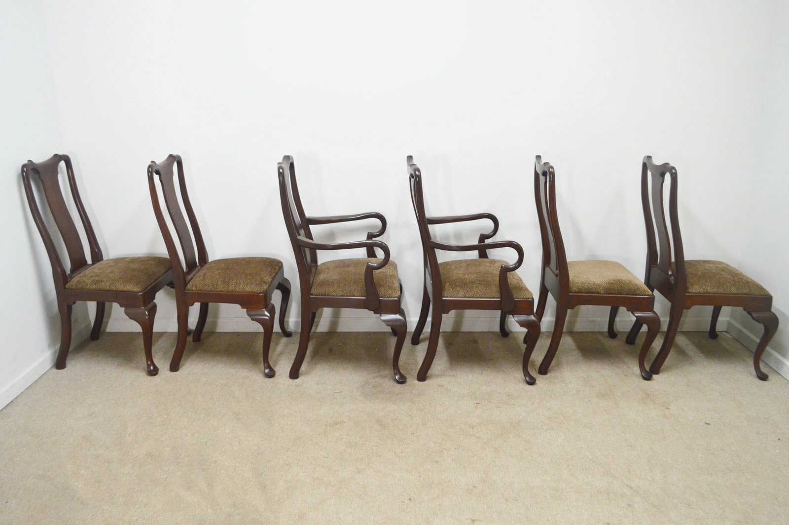 Henkel Harris Mahogany Dining Chairs Set of 6 - 10