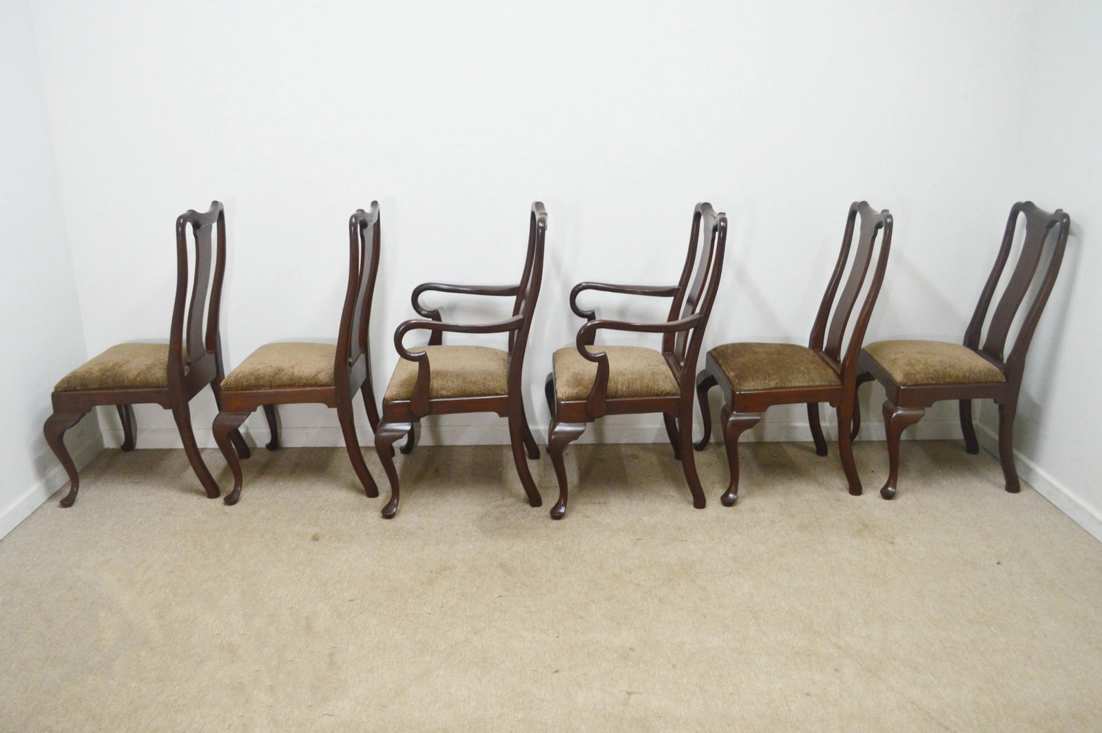 Henkel Harris Mahogany Dining Chairs Set of 6 - 8