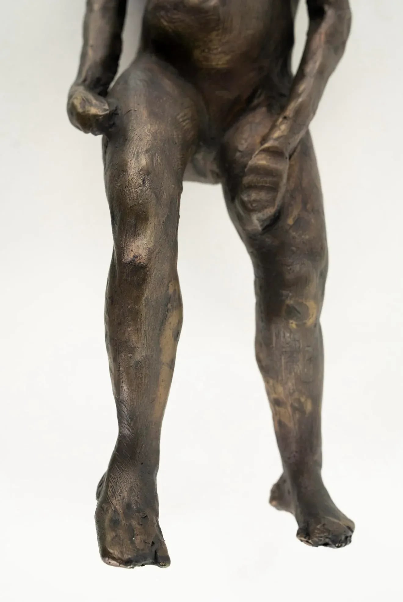 1960s Vintage Female Nude Bronze Figural Sculpture Studio Art ~ Signed Lana - 4