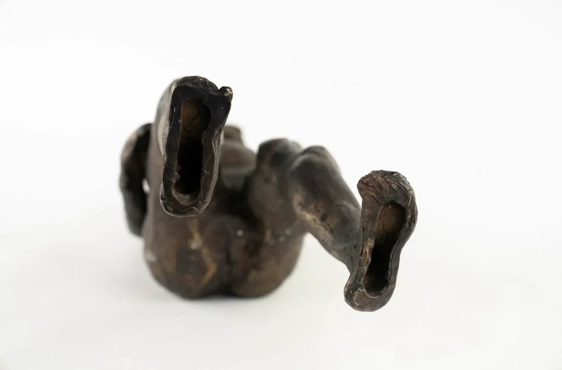 1960s Vintage Female Nude Bronze Figural Sculpture Studio Art ~ Signed Lana - 6
