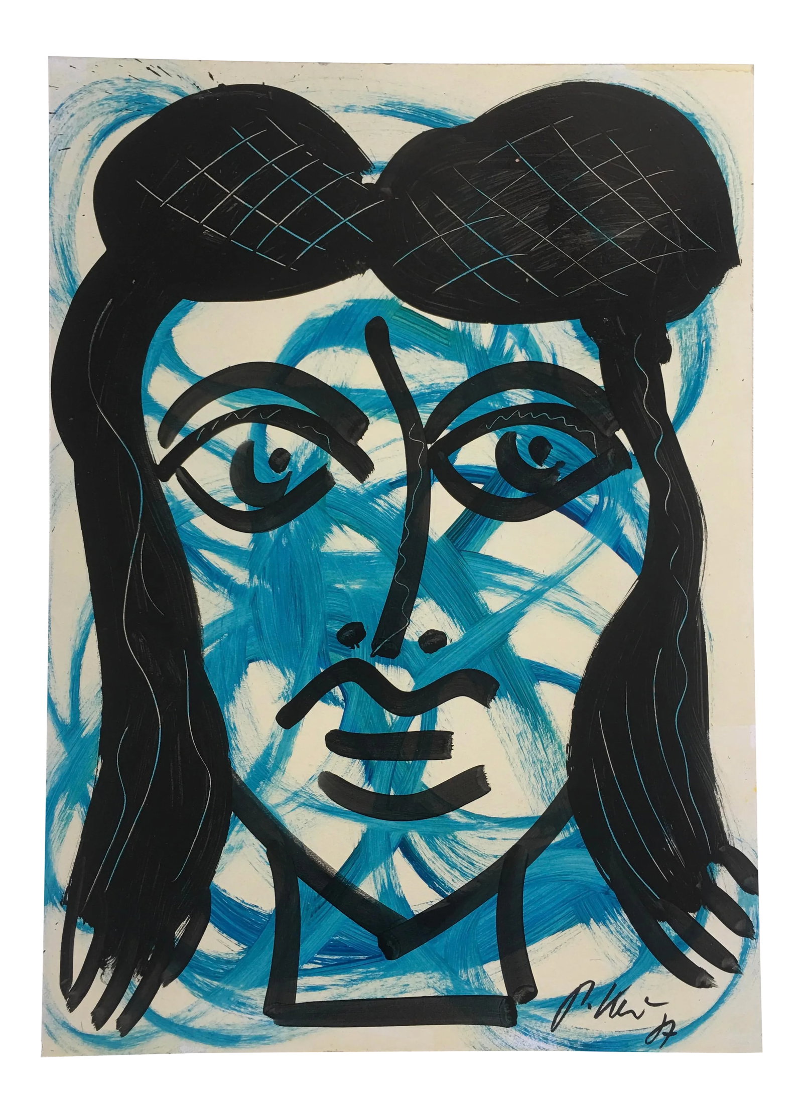 Peter Keil, 1987: Peter Keil is a German artist who focuses primarily on abstract expressionism. Keil painted with some of the greats, including Joan Miro, Pablo Picasso, and Andy Warhol, to name a few. This is an incr
