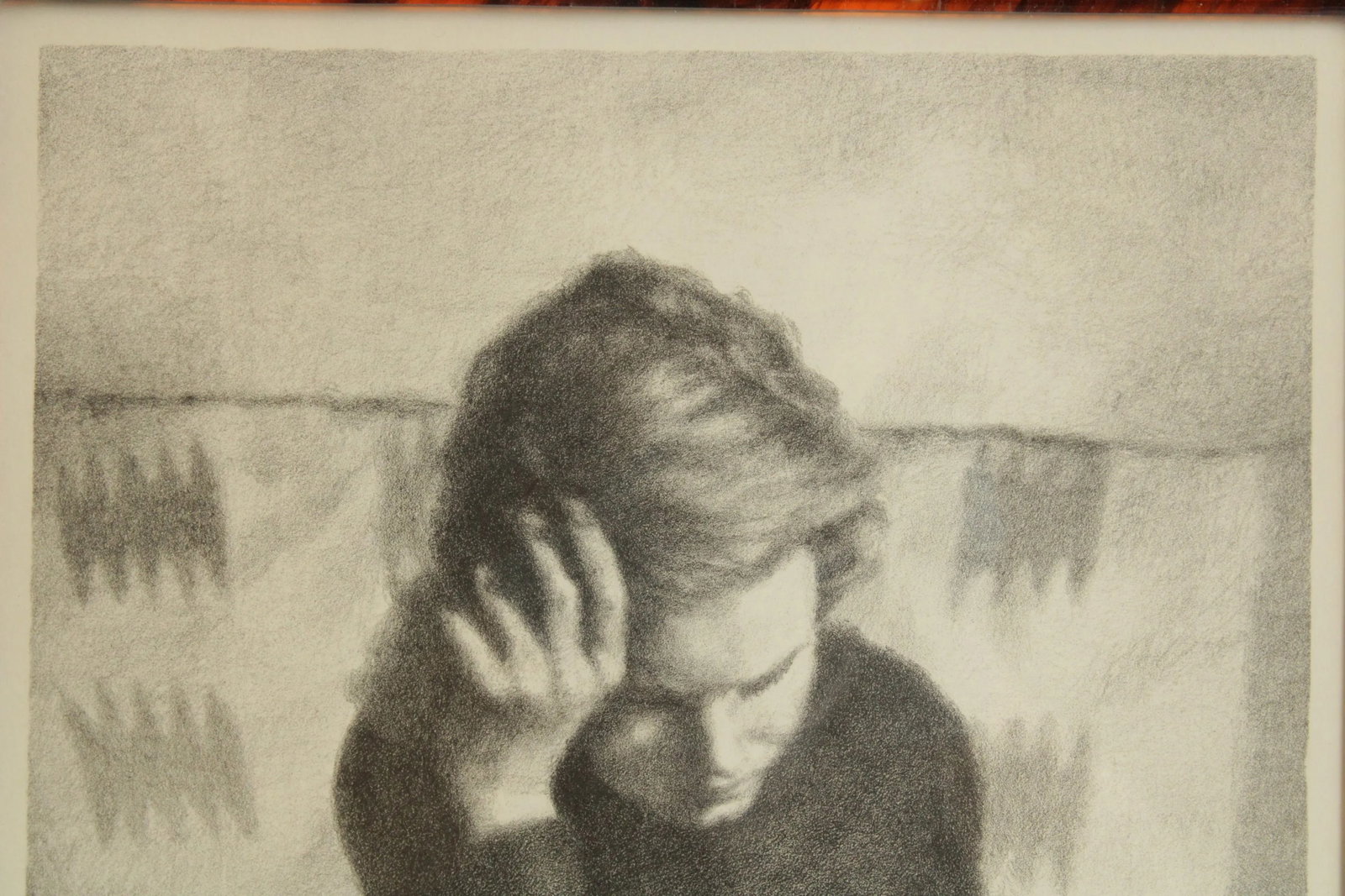 Jack Bookbinder Pencil Signed Lithograph of Seated Girl - 11