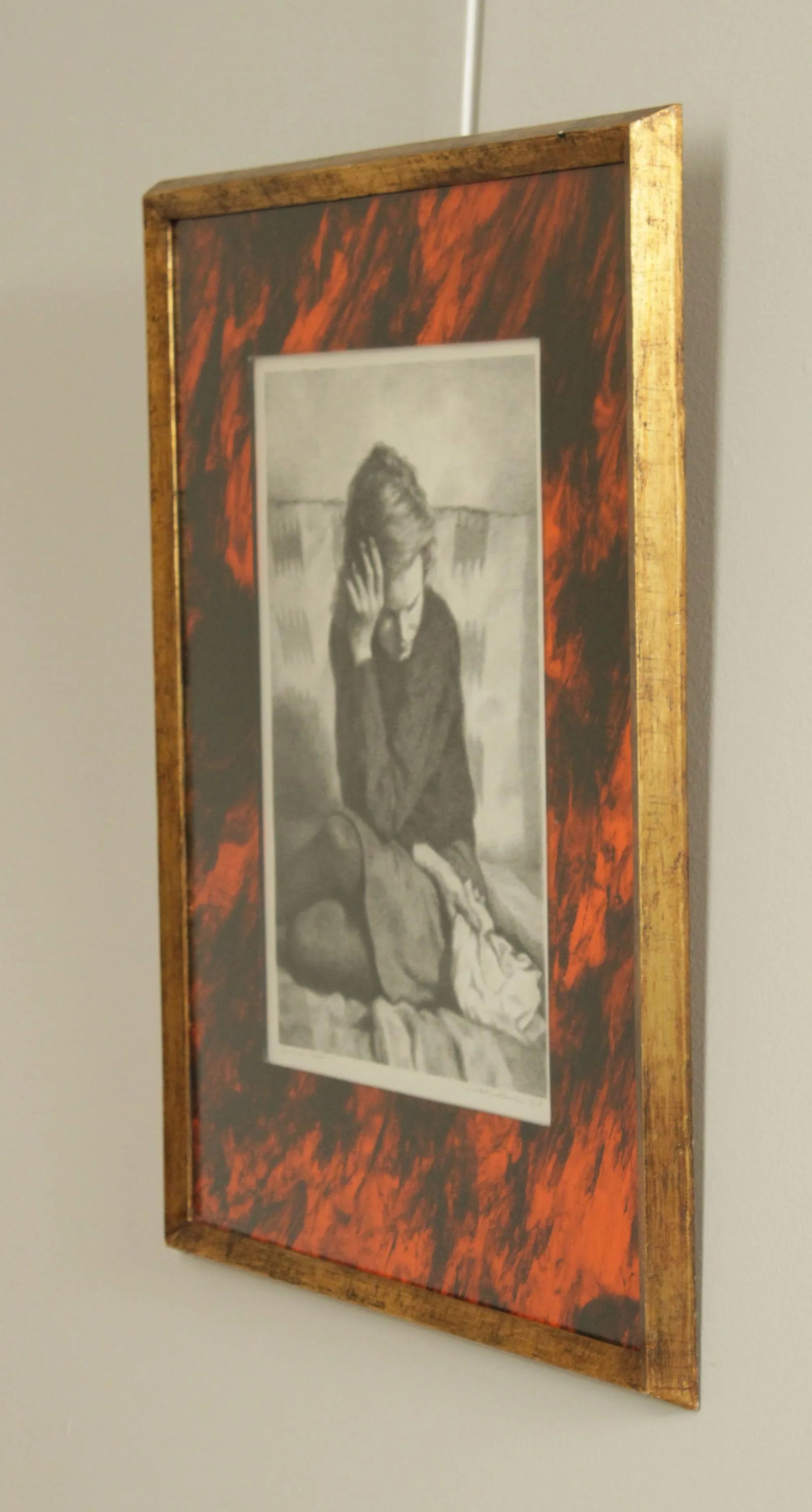 Jack Bookbinder Pencil Signed Lithograph of Seated Girl - 3
