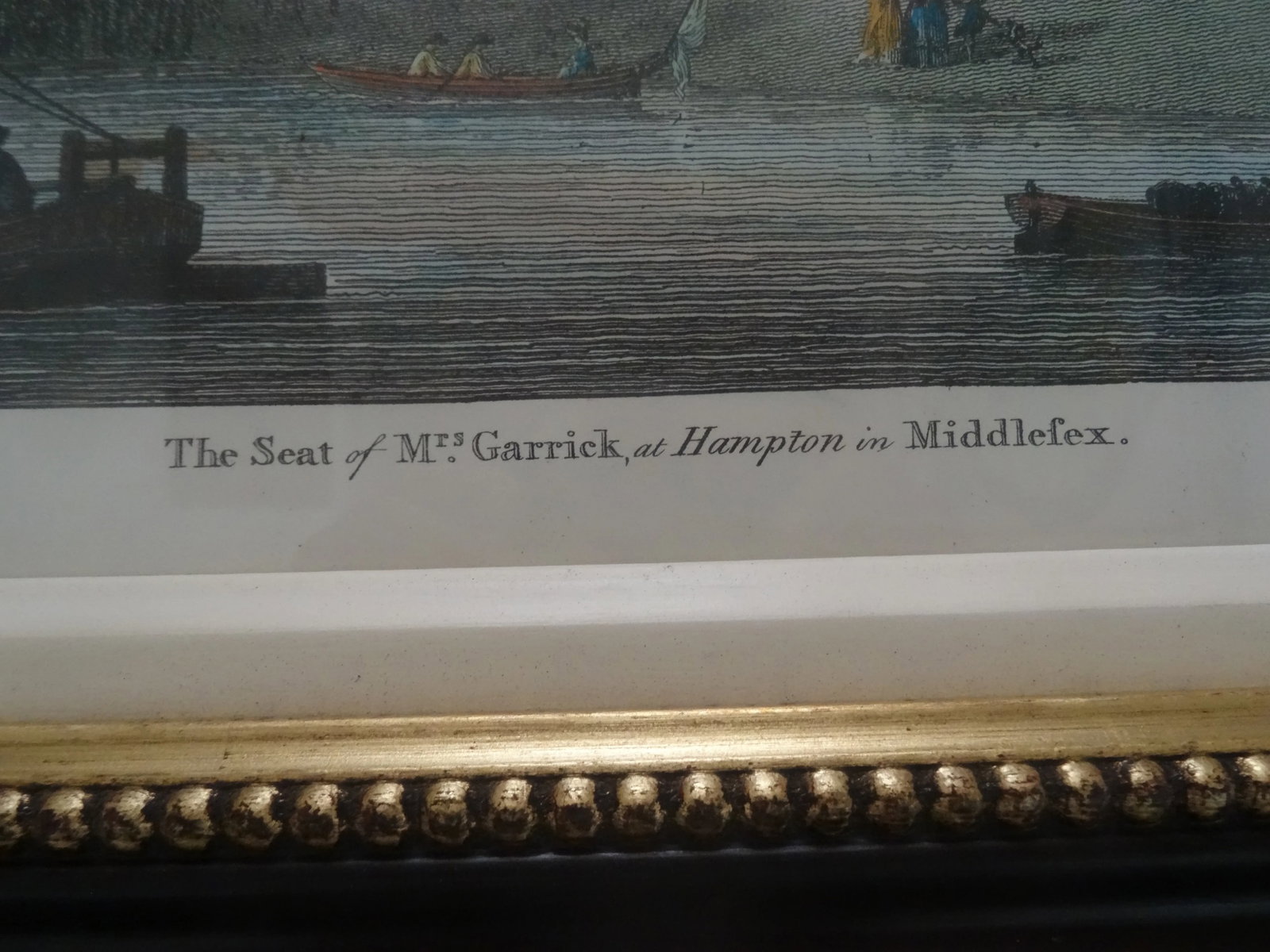 Late 20th Century Vintage Color Lithograph in Custom Frame - 3