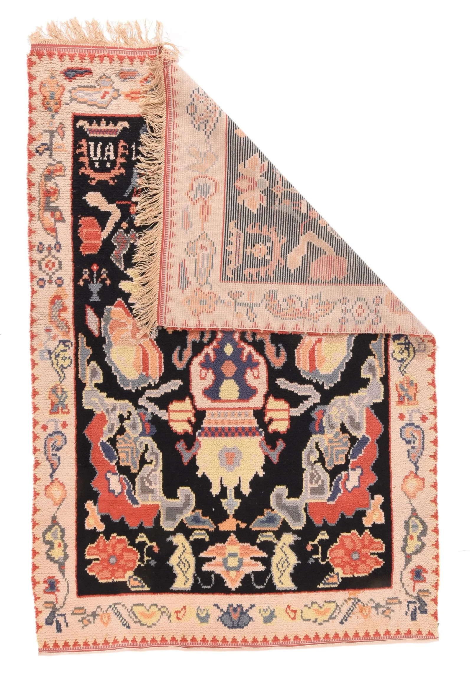 Vintage Swedish Kilim Flat Weave Rug - 2