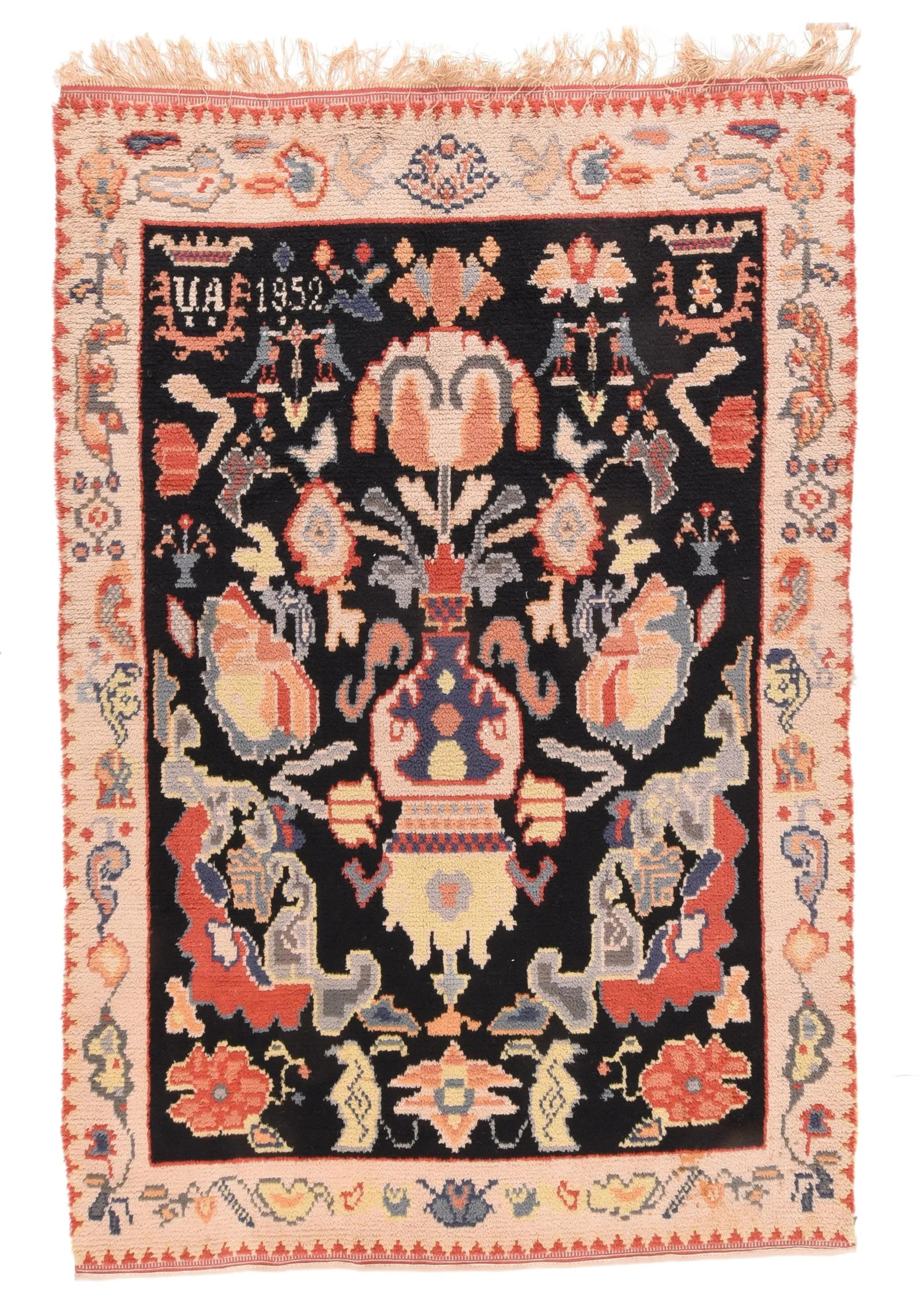 Vintage Swedish Kilim Flat Weave Rug - 4