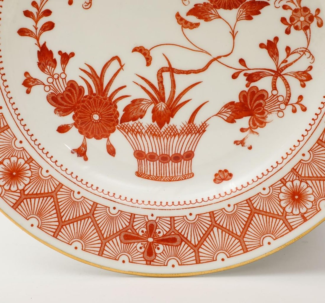 Royal Crown Derby Luncheon Plates, Chandos Pattern, Set of 12 - 8
