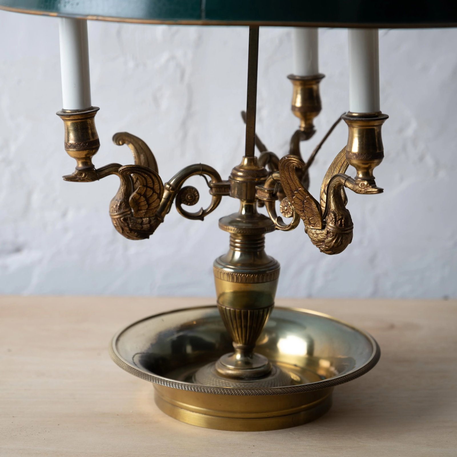 French Brass Bouillotte Lamp - 2