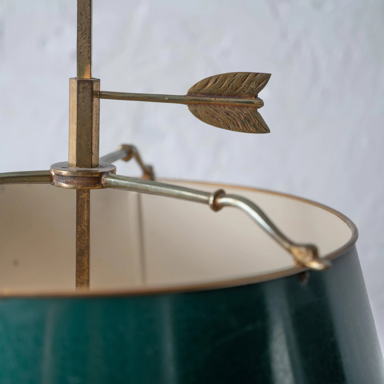 French Brass Bouillotte Lamp - 6