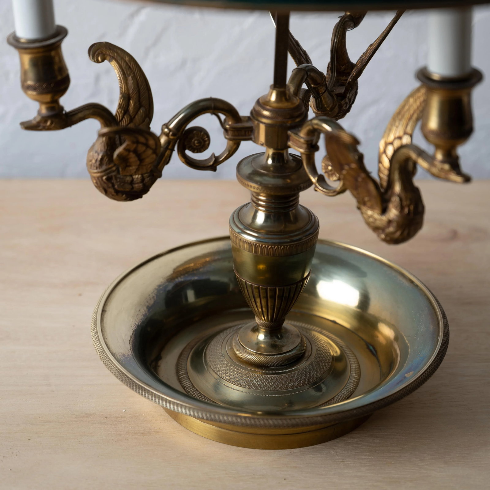 French Brass Bouillotte Lamp - 7