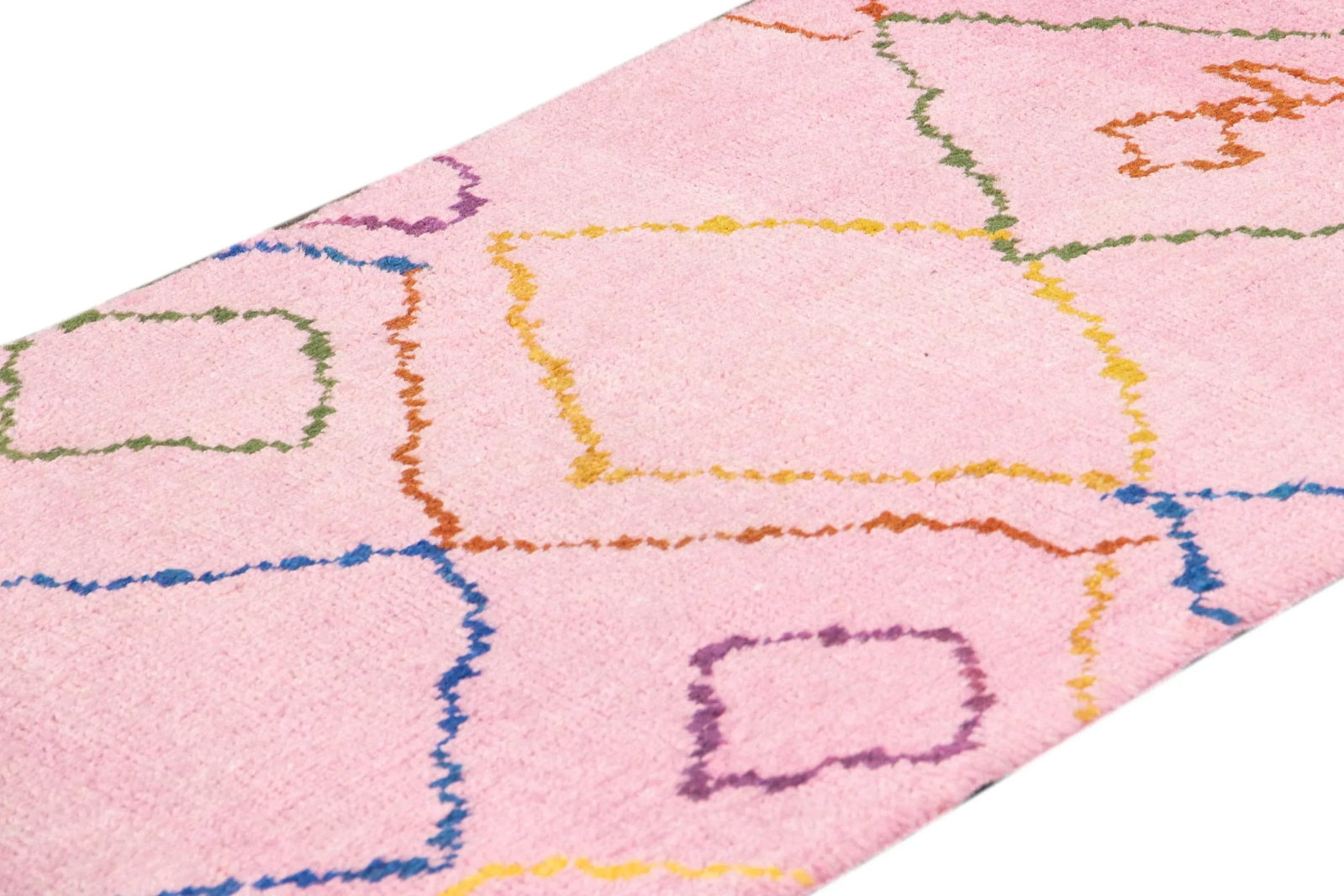 21st Century Modern Moroccan Style Wool Runner - 9