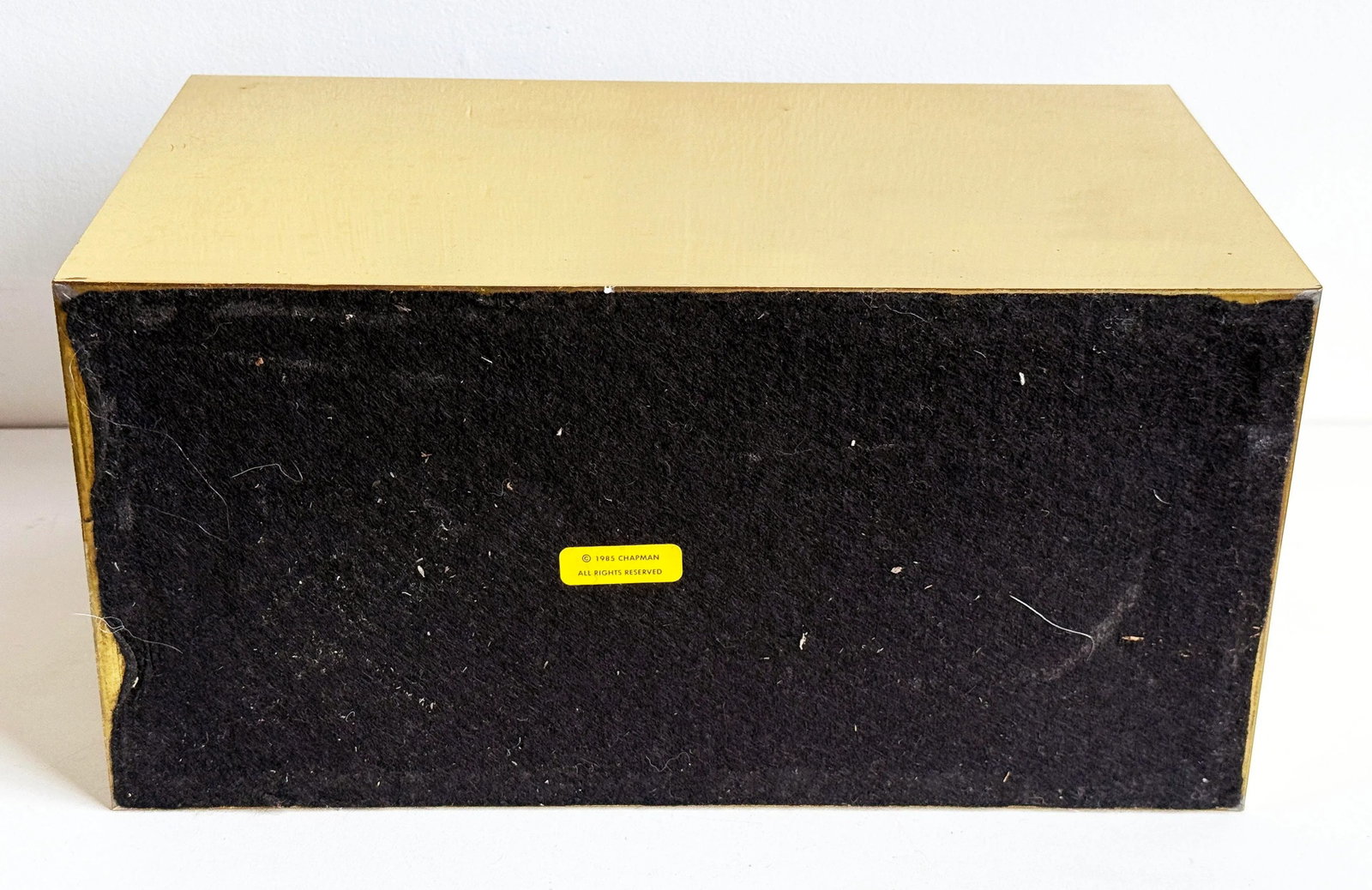 Vintage 1980's Tessellated Stone & Brass Tabletop Storage Box by Chapman - 13