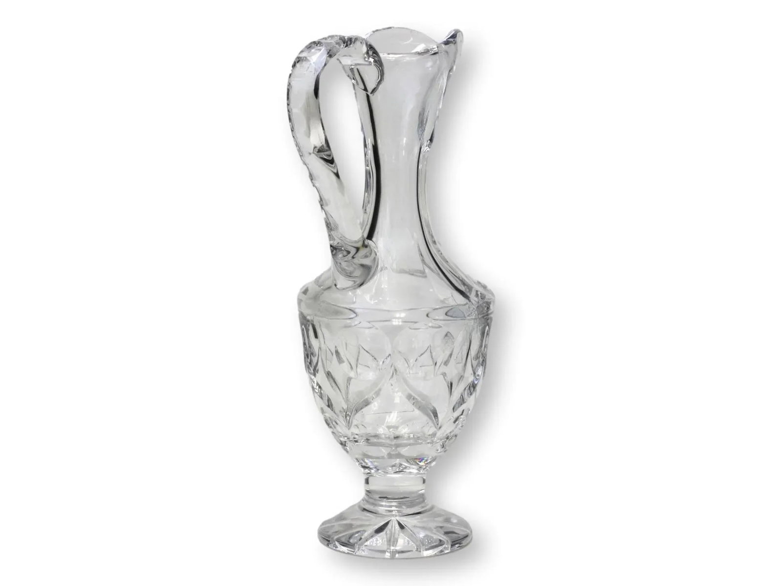 Tall French Cut Crystal Wine Carafe - 5