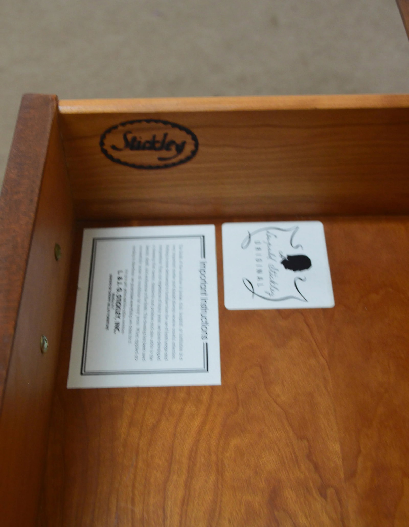 Stickley Cherry Nightstand - 12