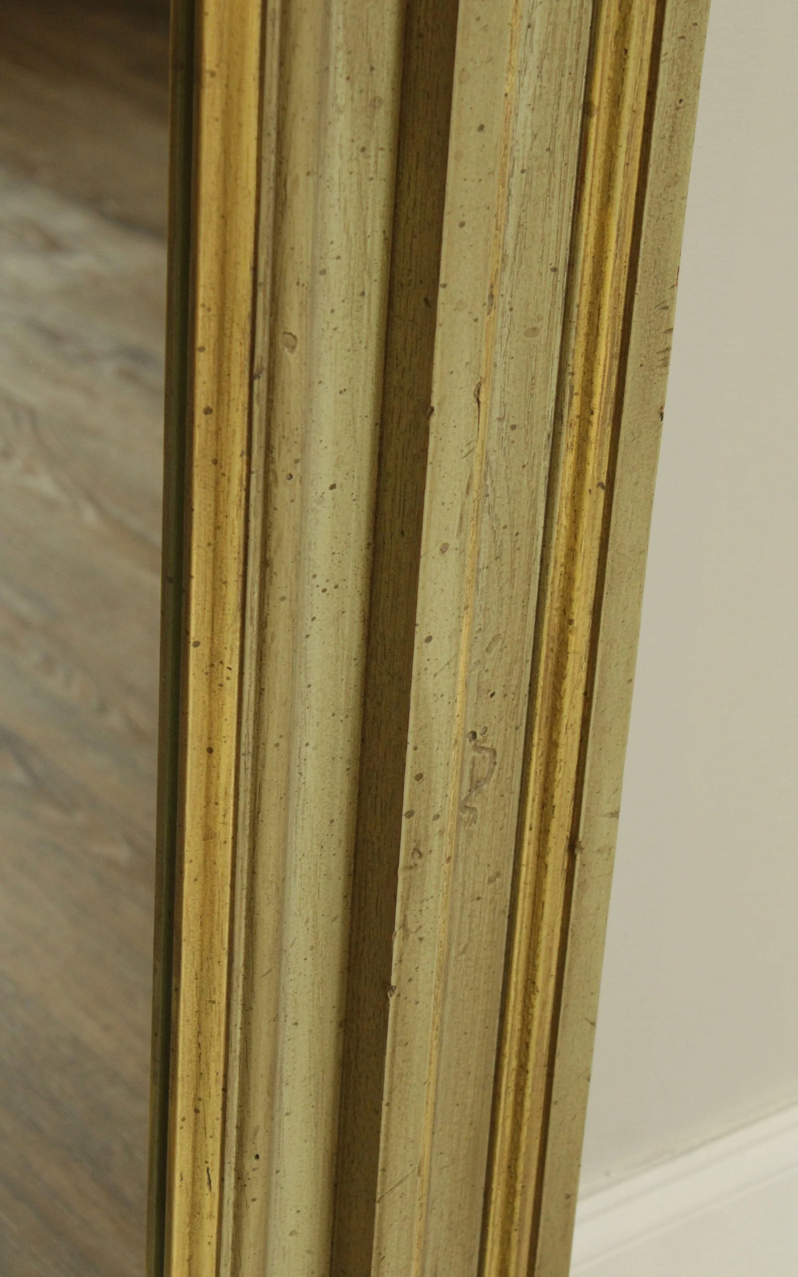 John Widdicomb Vintage French Louis XV Style Painted Wall Mirror - 11