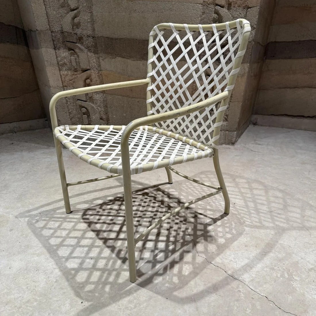 Mid-Century Modern Brown Jordan Patio Set 4 Chairs 2 Side Tables - 4