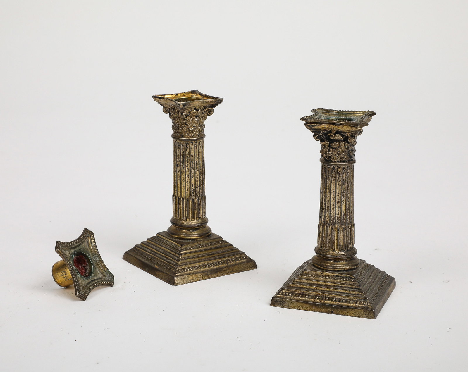 Pair of Goldsmiths & Silversmiths Company Candlesticks - 10