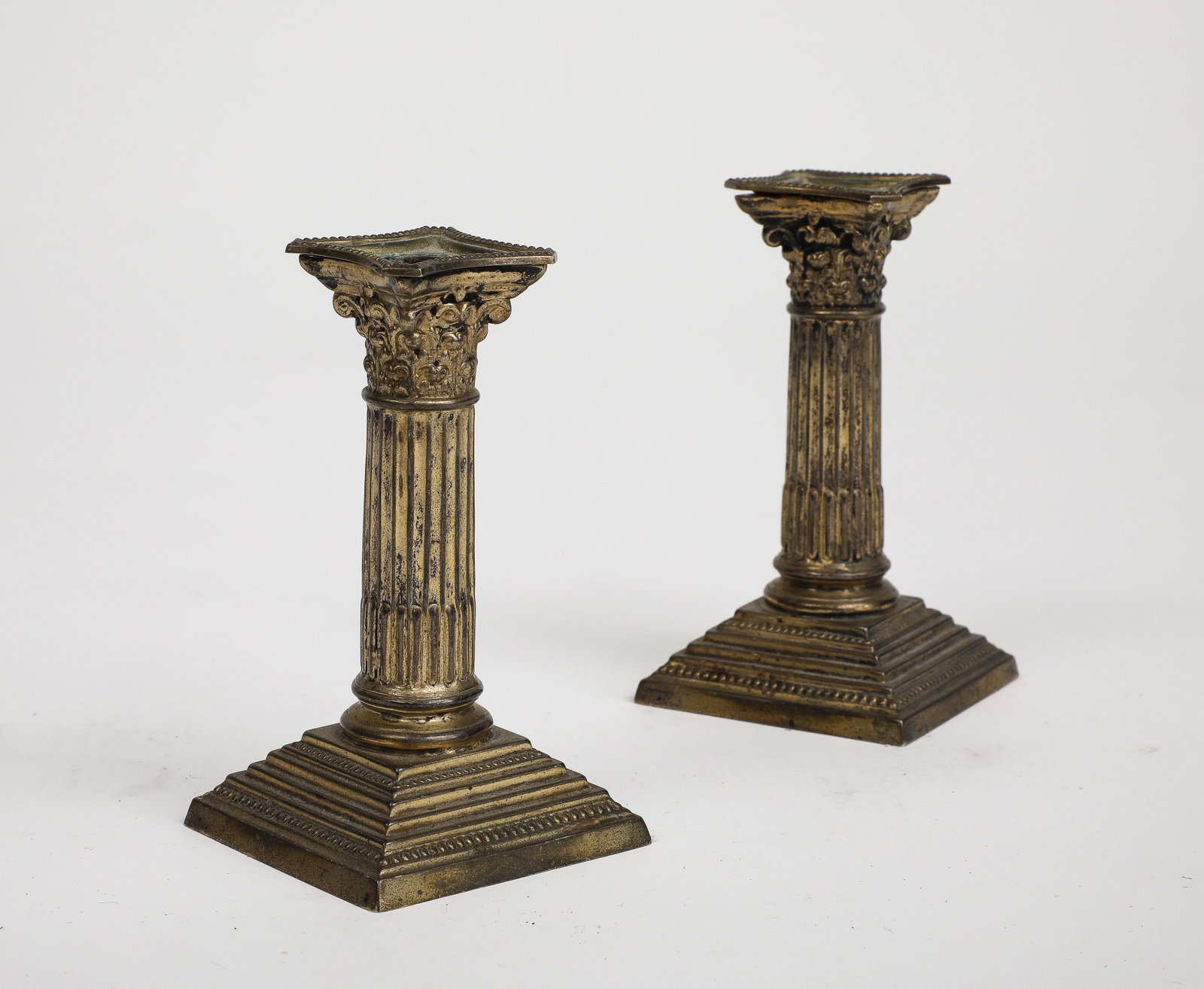 Pair of Goldsmiths & Silversmiths Company Candlesticks - 12