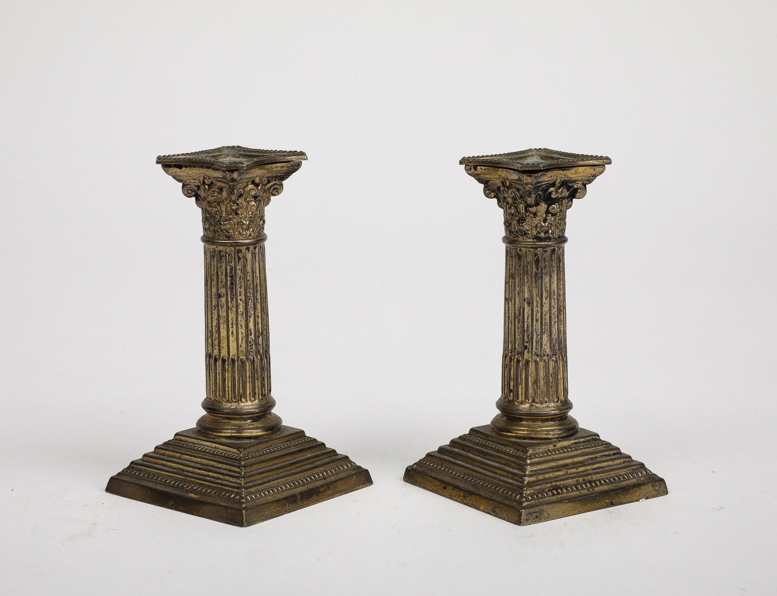 Pair of Goldsmiths & Silversmiths Company Candlesticks - 2