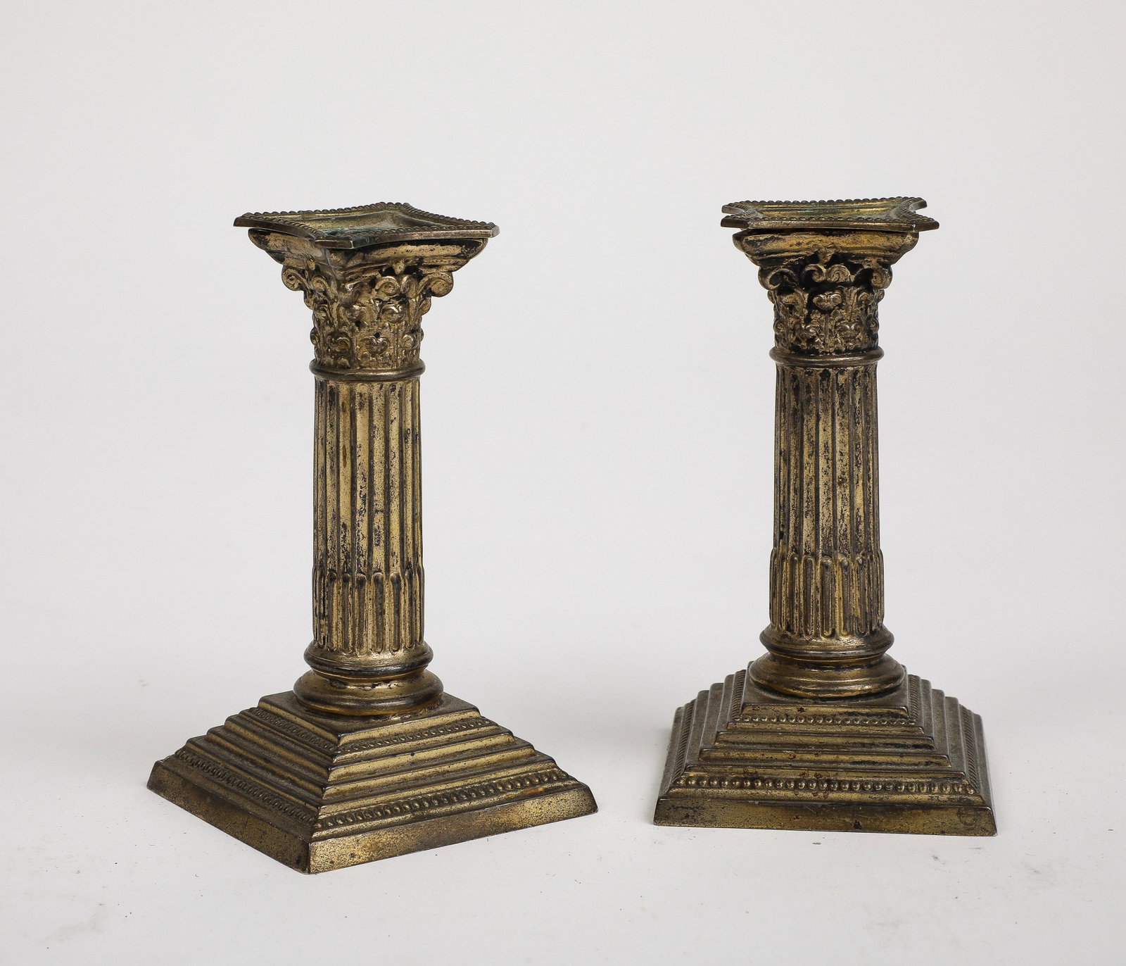 Pair of Goldsmiths & Silversmiths Company Candlesticks - 4